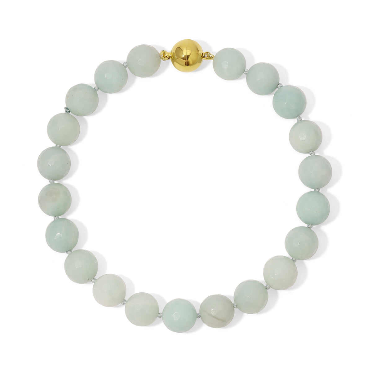 16mm Amazonite Necklace 15.5 inches