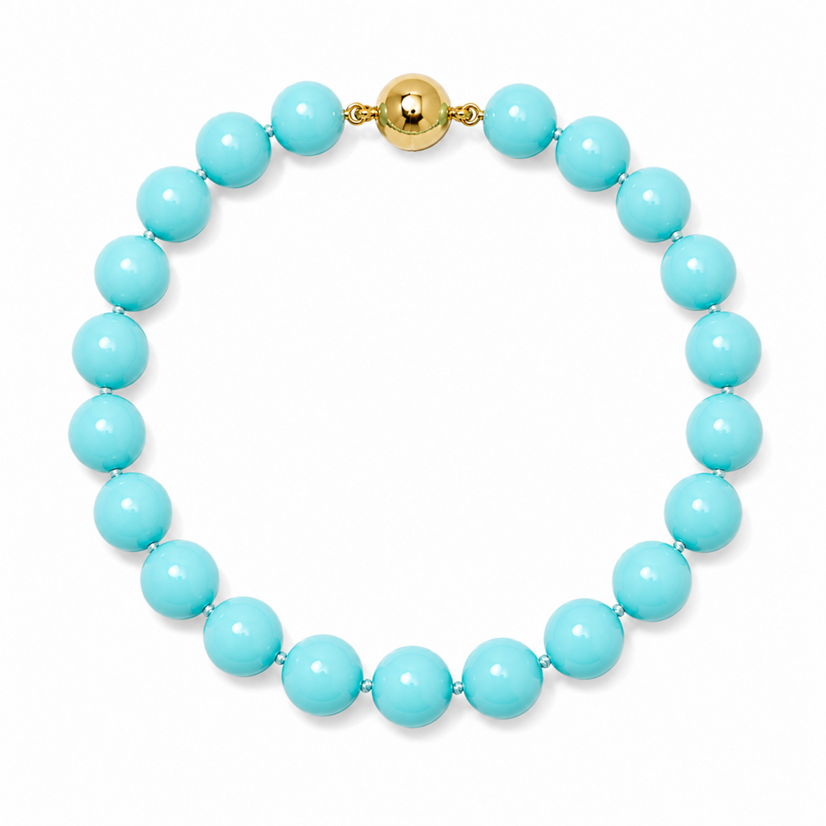 14mm Persian Blue Necklace