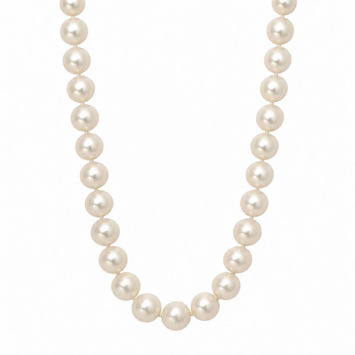 16mm White Shell Pearl Necklace
