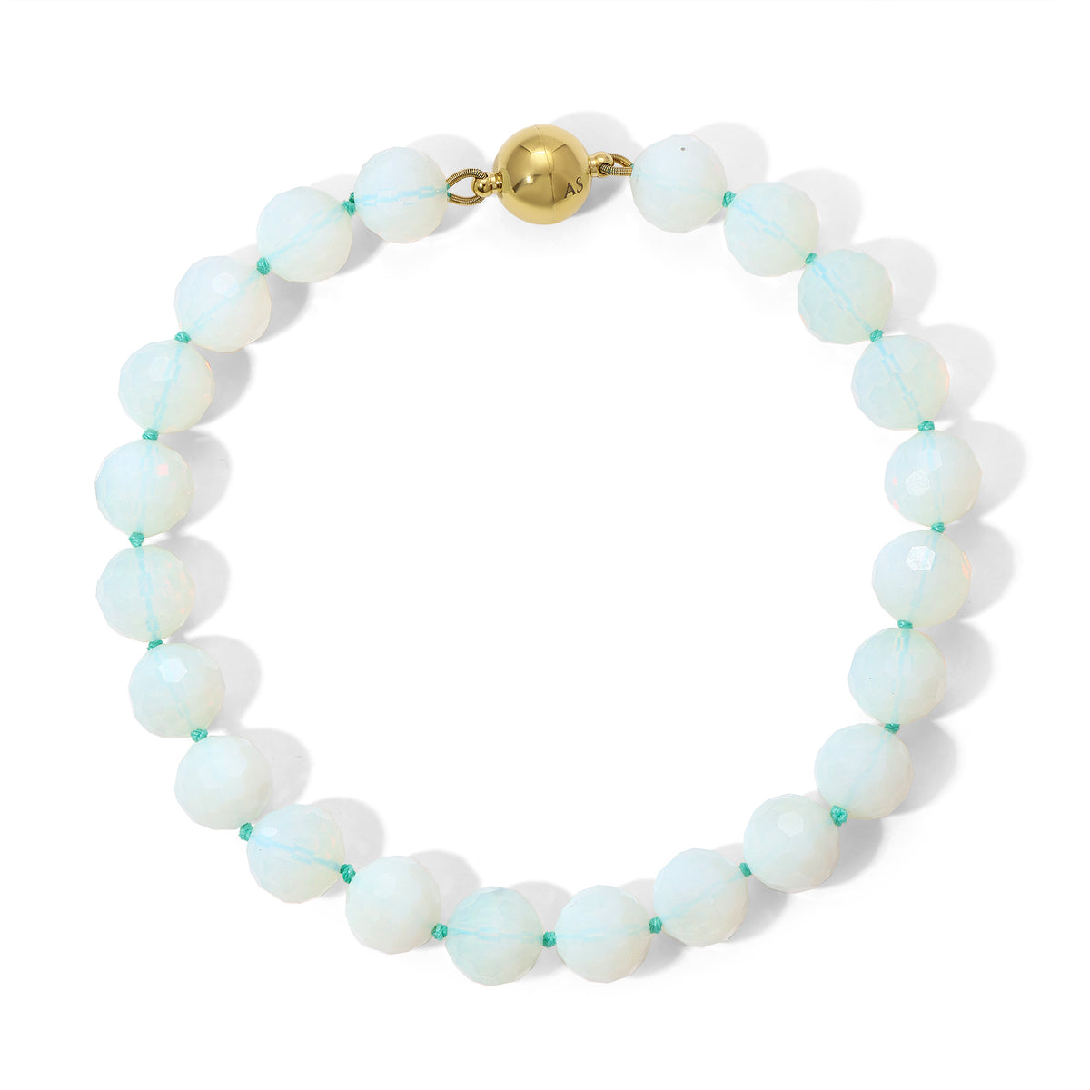 18mm Faceted Opalite Necklace