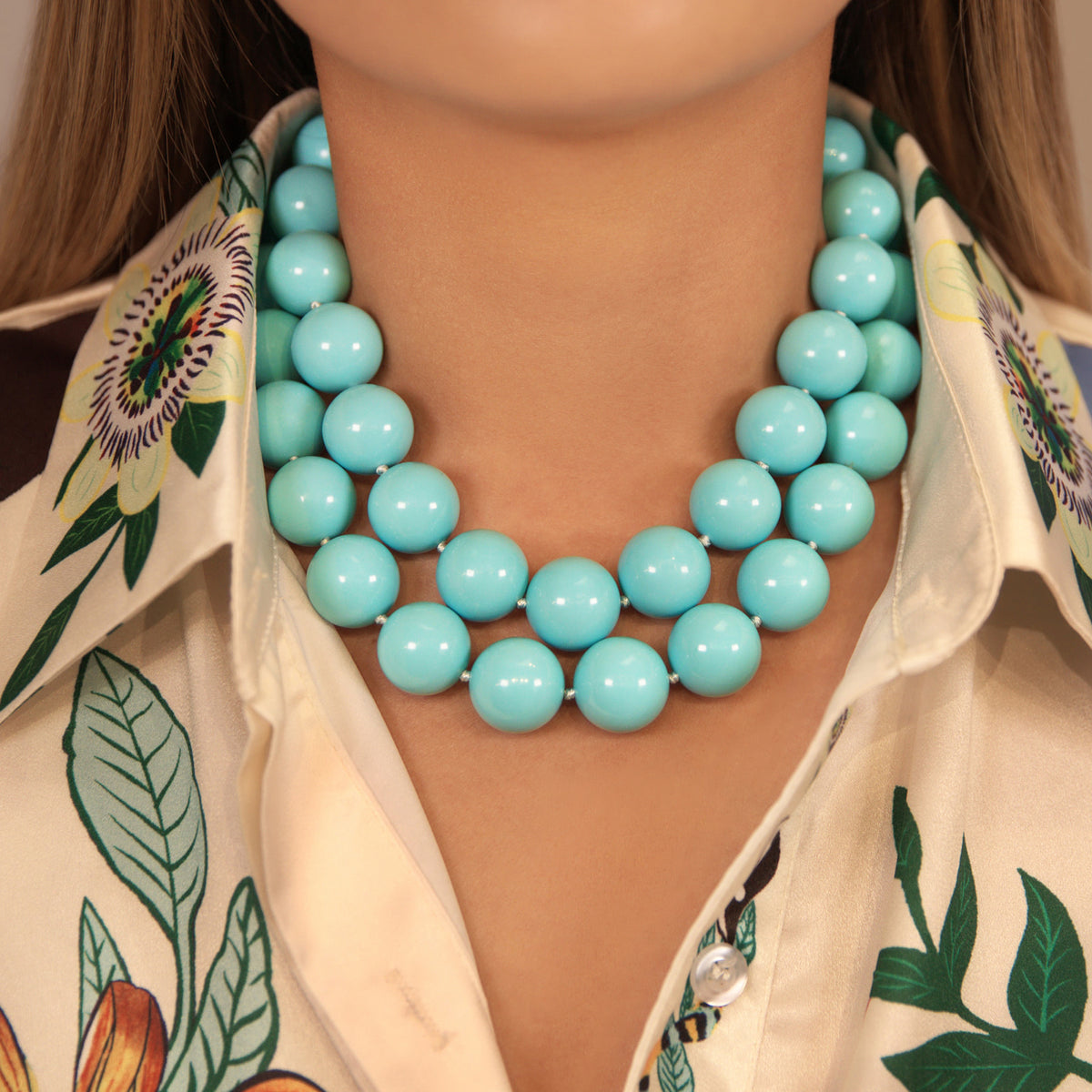 18mm Persian Blue Necklace
