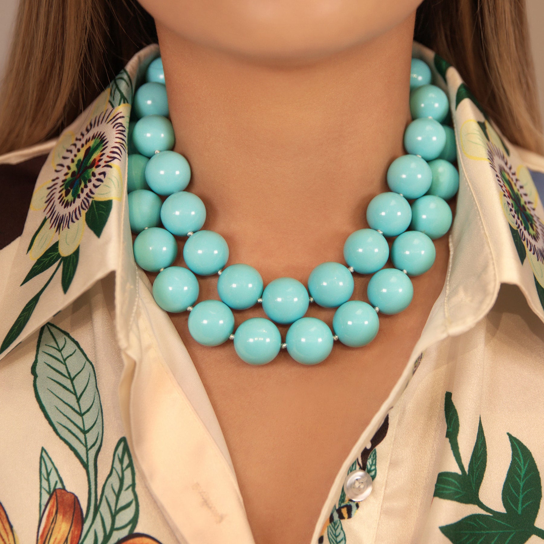 18mm Persian Blue Necklace