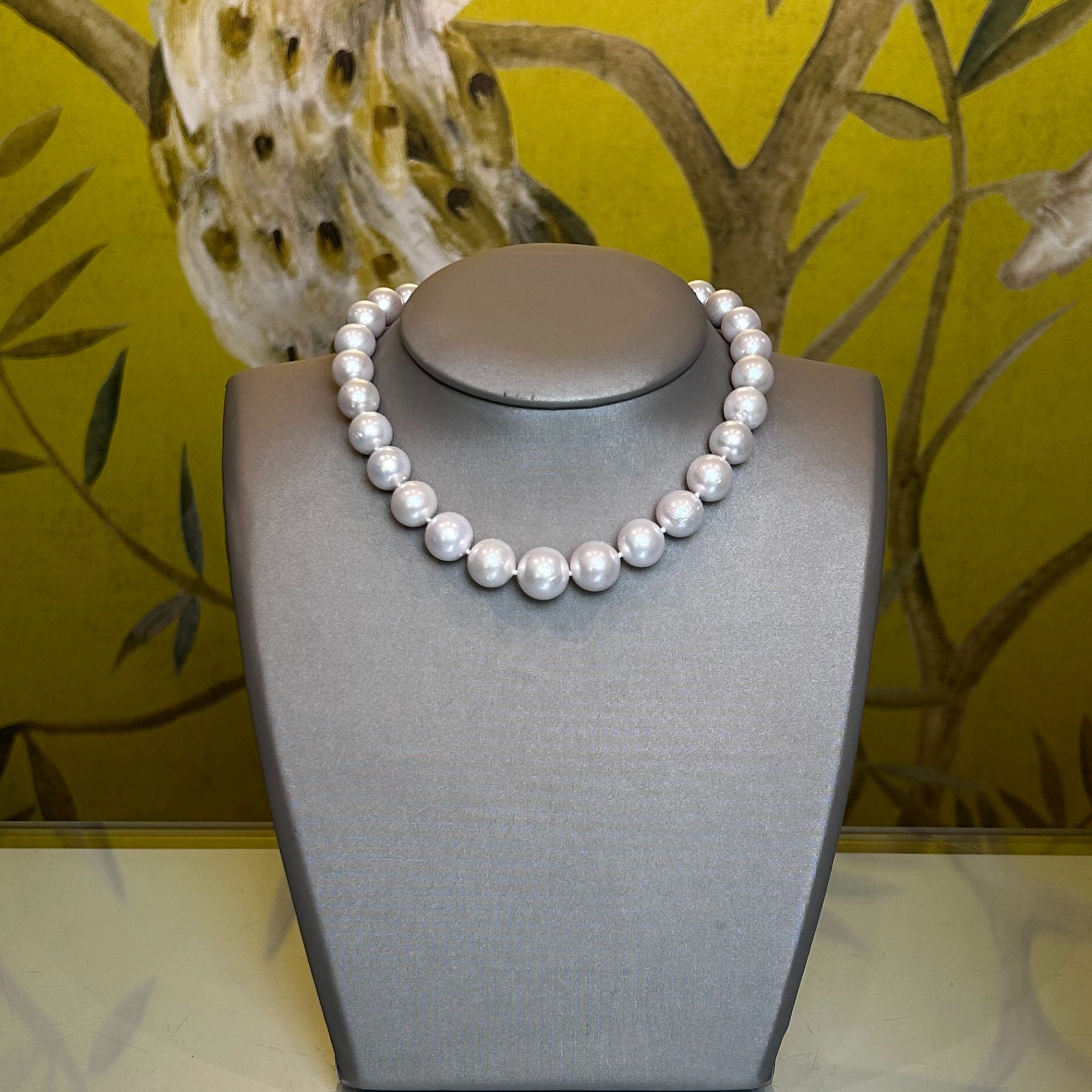 Grace White Freshwater Pearl Necklace