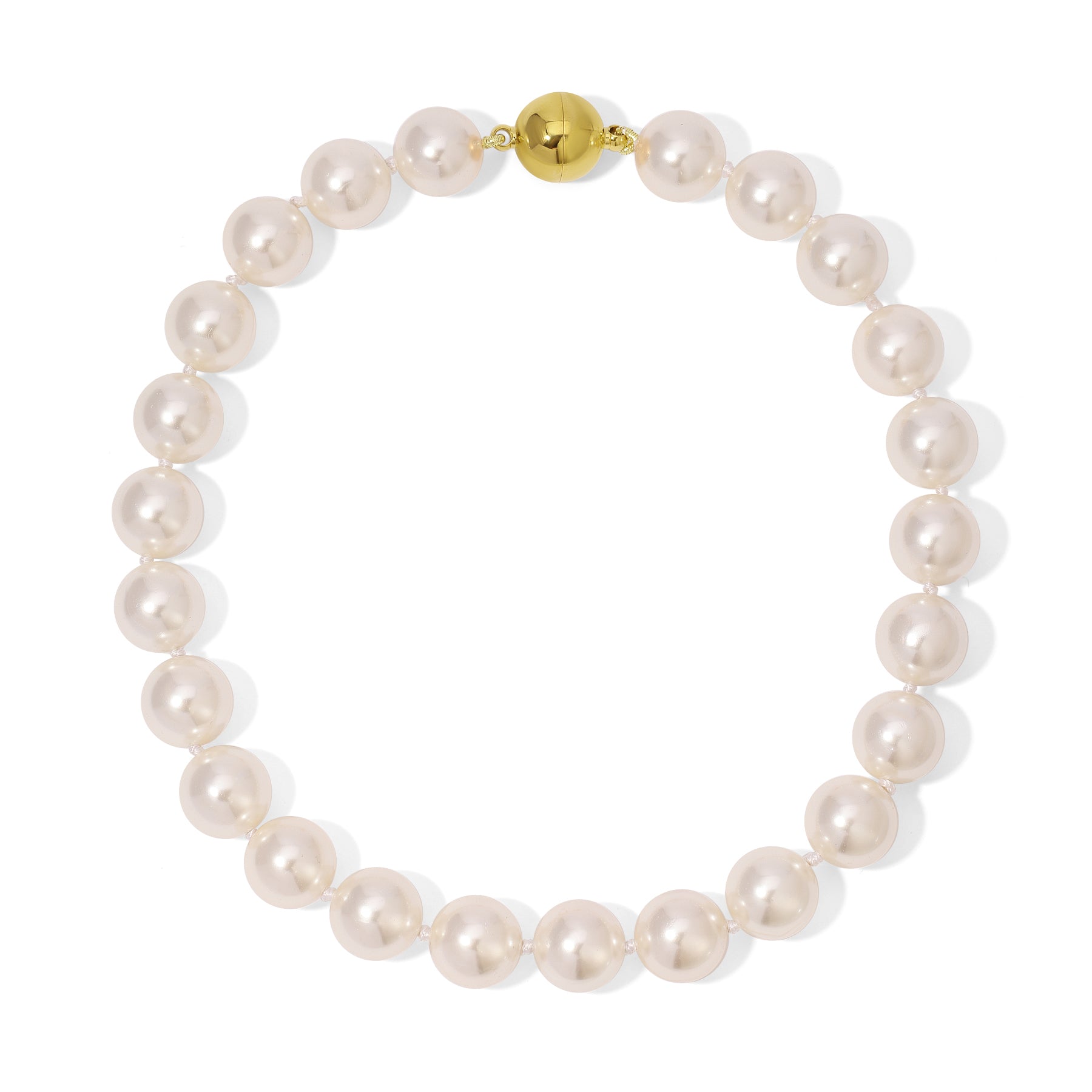White Shell Pearl Necklace