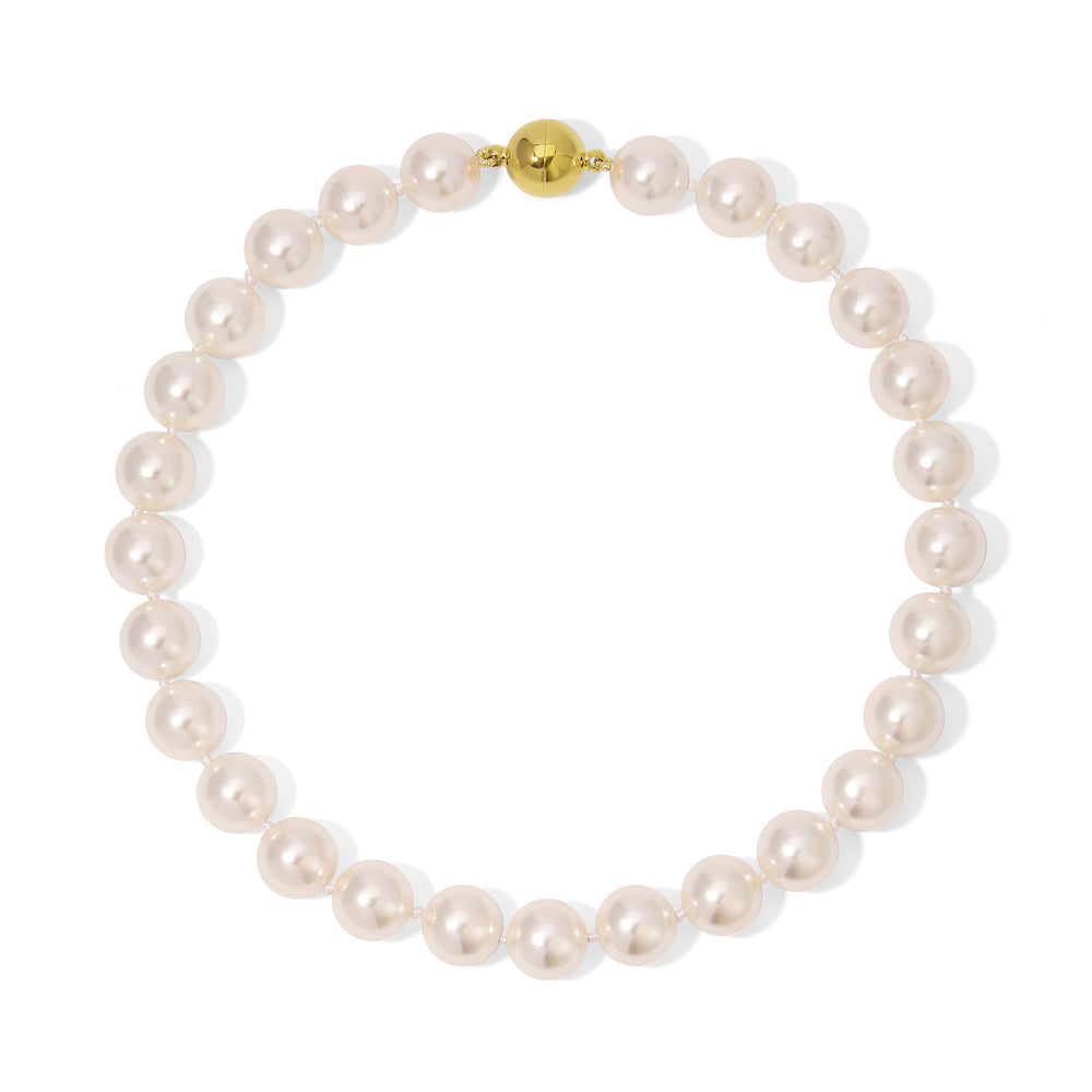White Shell Pearl Necklace
