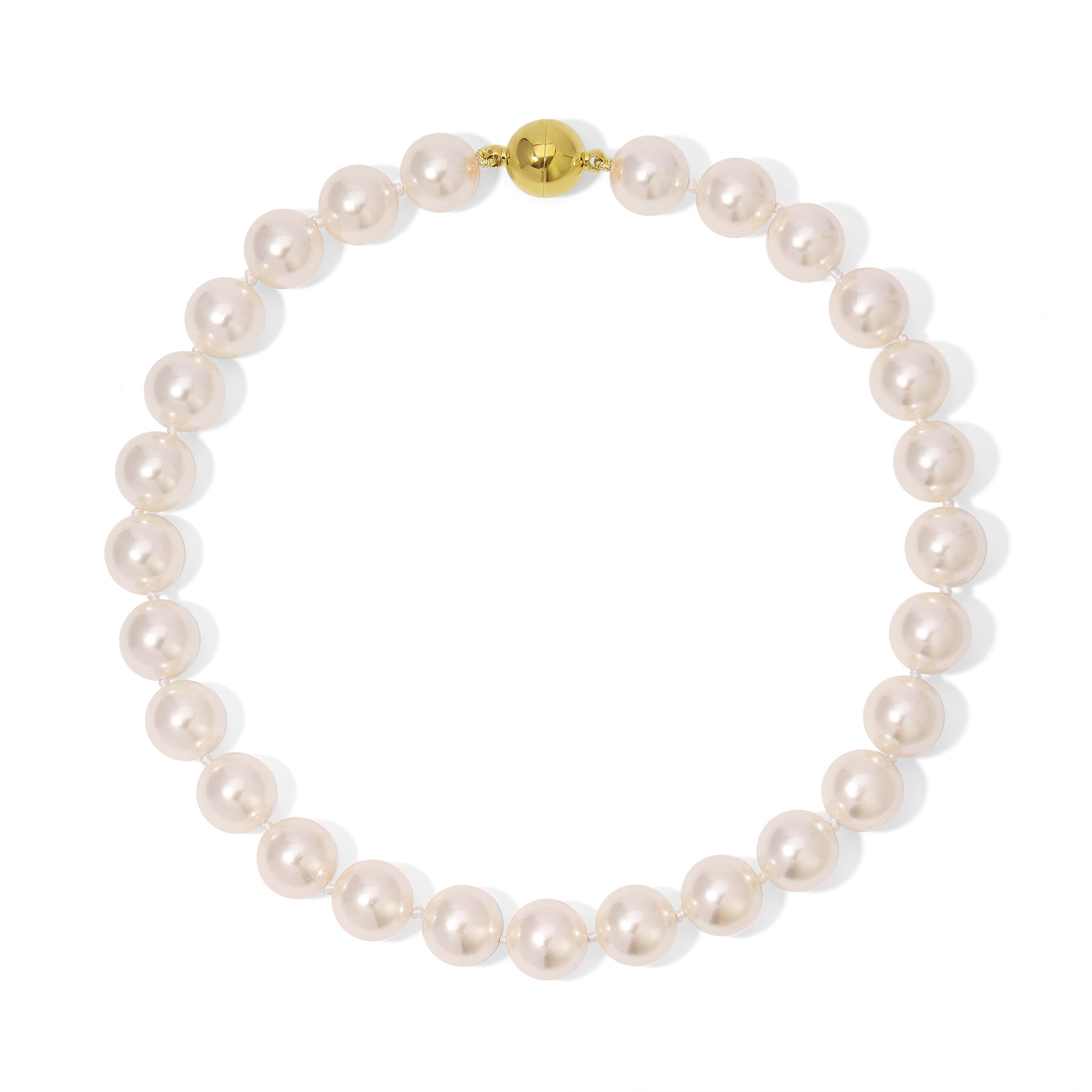 White Shell Pearl Necklace