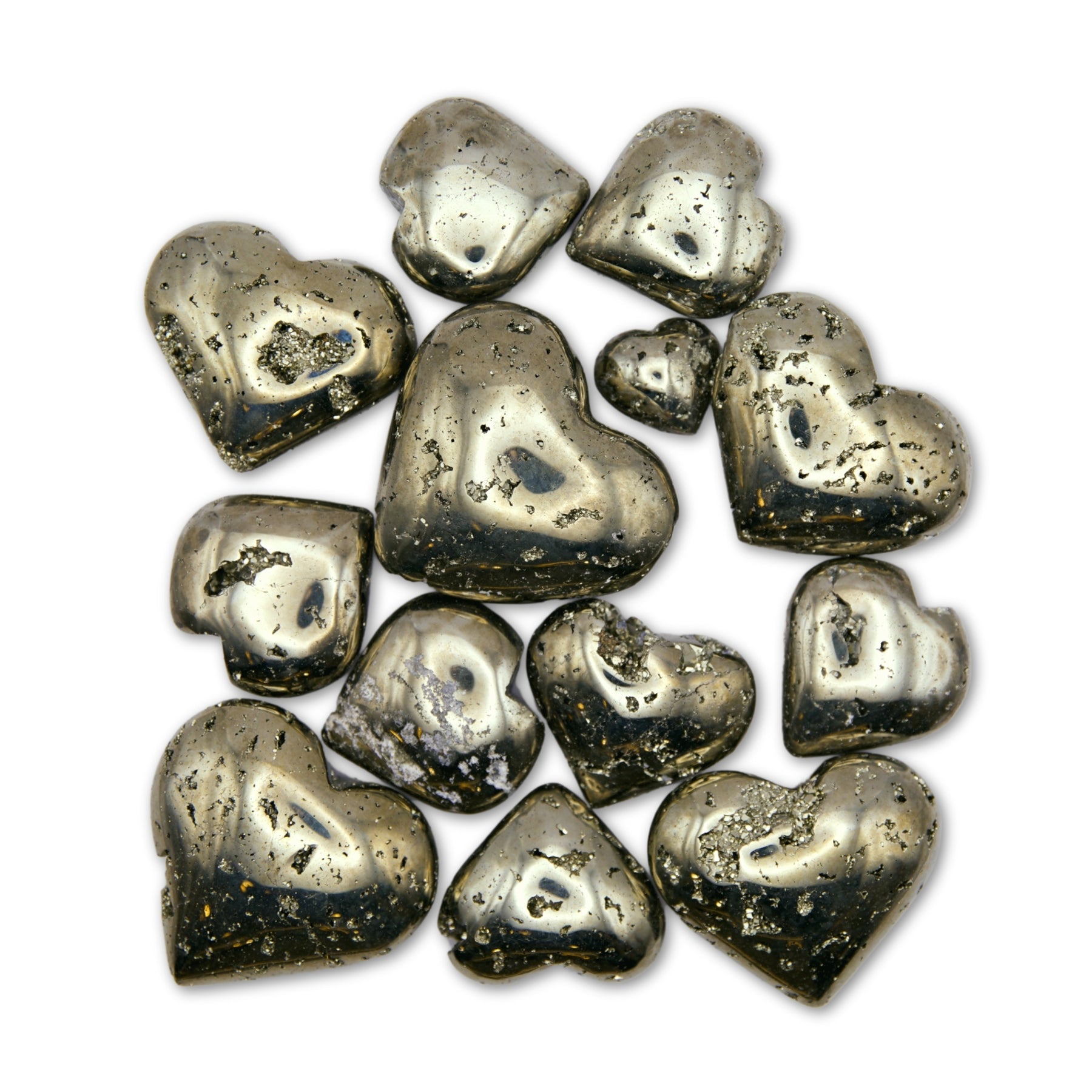 Pyrite Heart Crystal