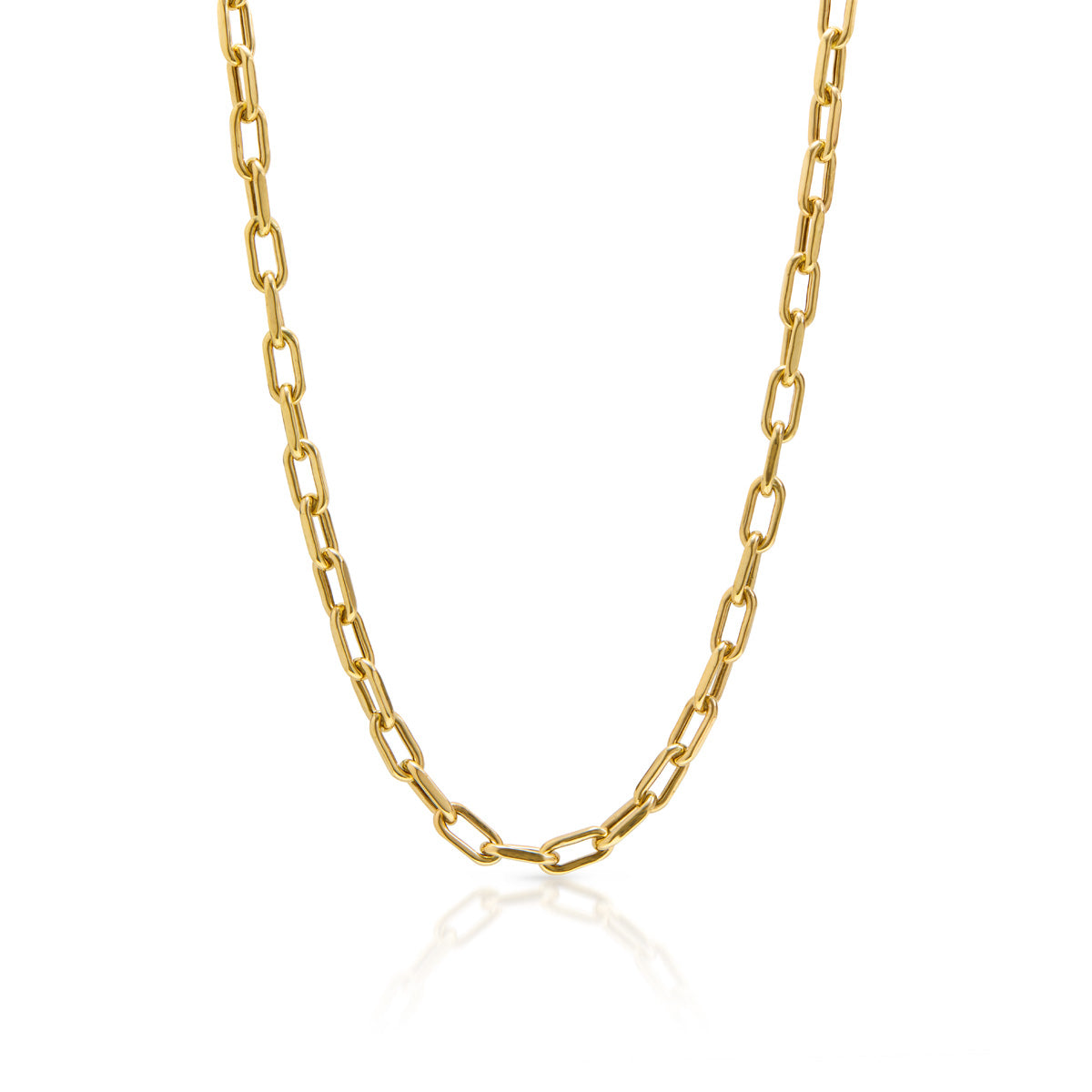 14KT Yellow Gold 22" Chain Link Luxe Lillian Necklace
