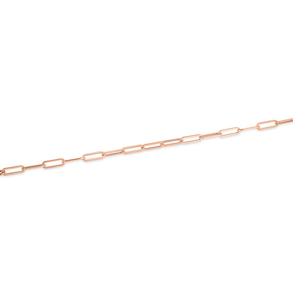 Anne Sisteron 14kt White Gold Paper Clip Link Bracelet