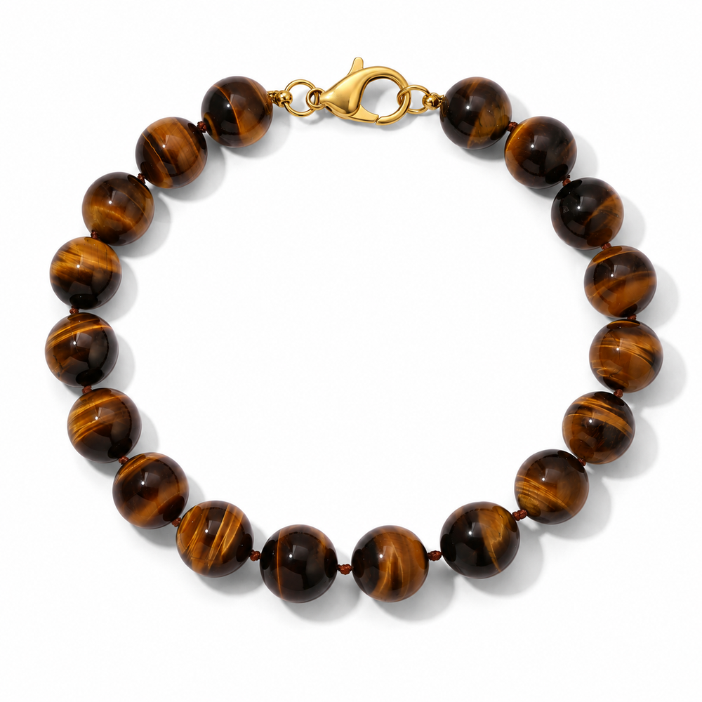 20mm Tiger's Eye Necklace