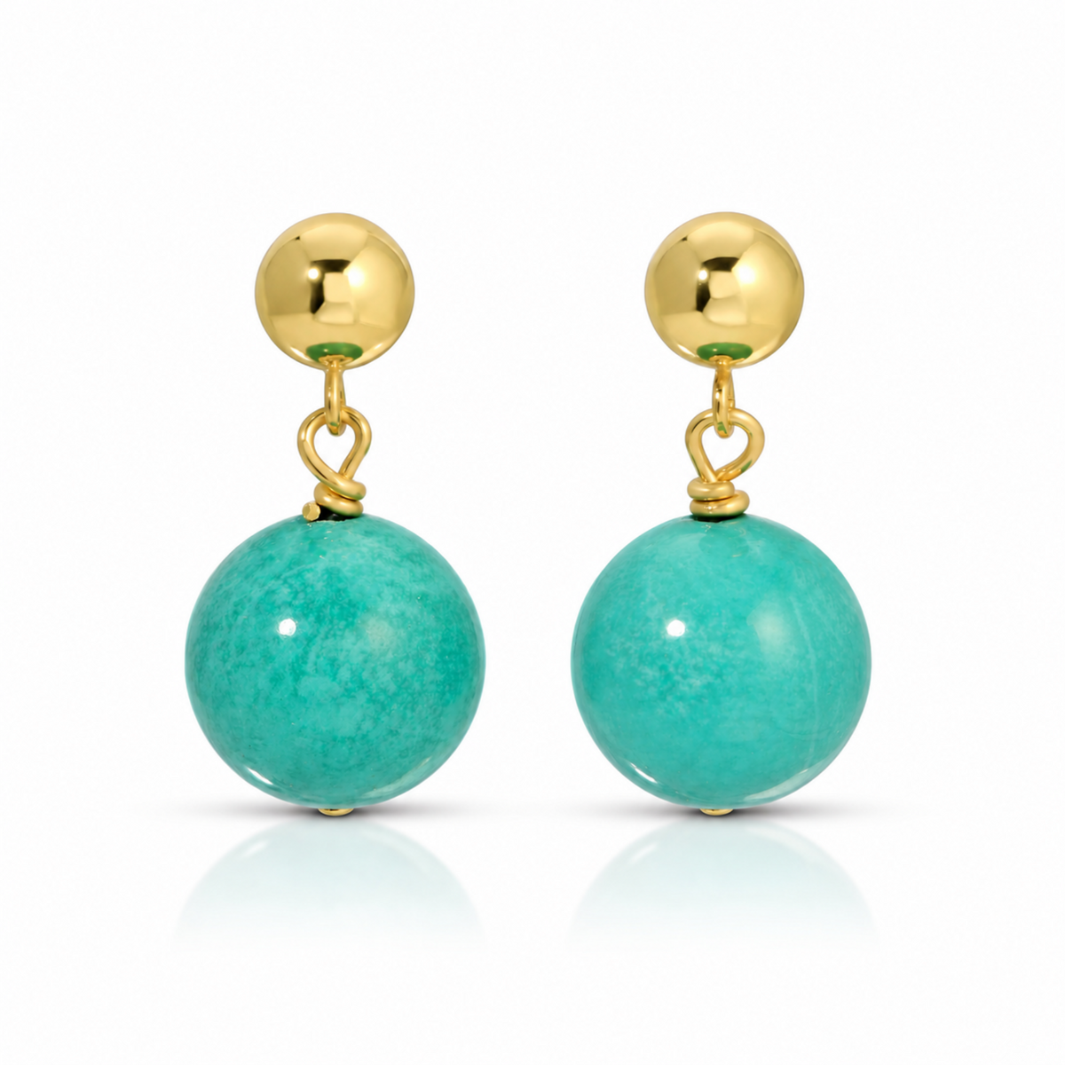 Small Turquoise Drop Earrings