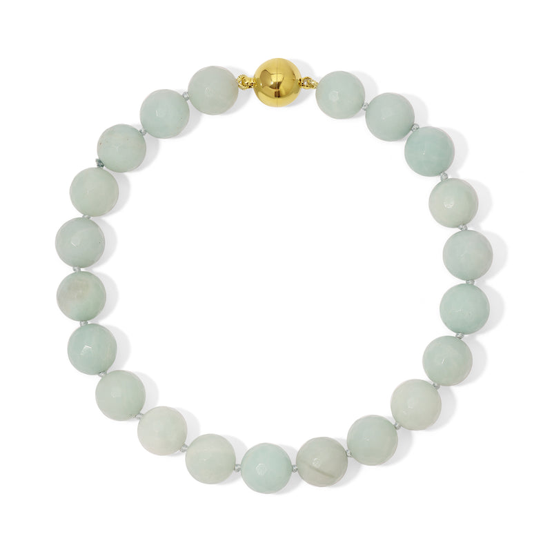 16mm Amazonite Necklace 15.5 inches