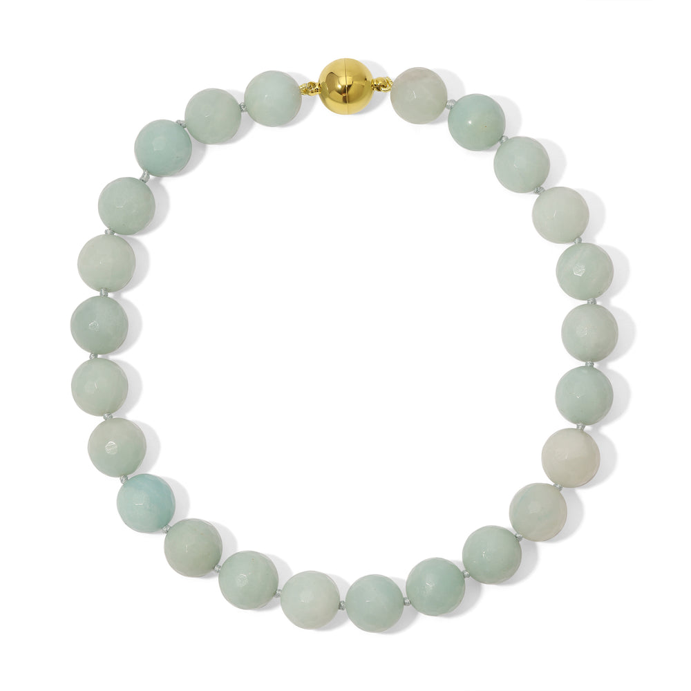 16mm Amazonite Necklace 17 inches
