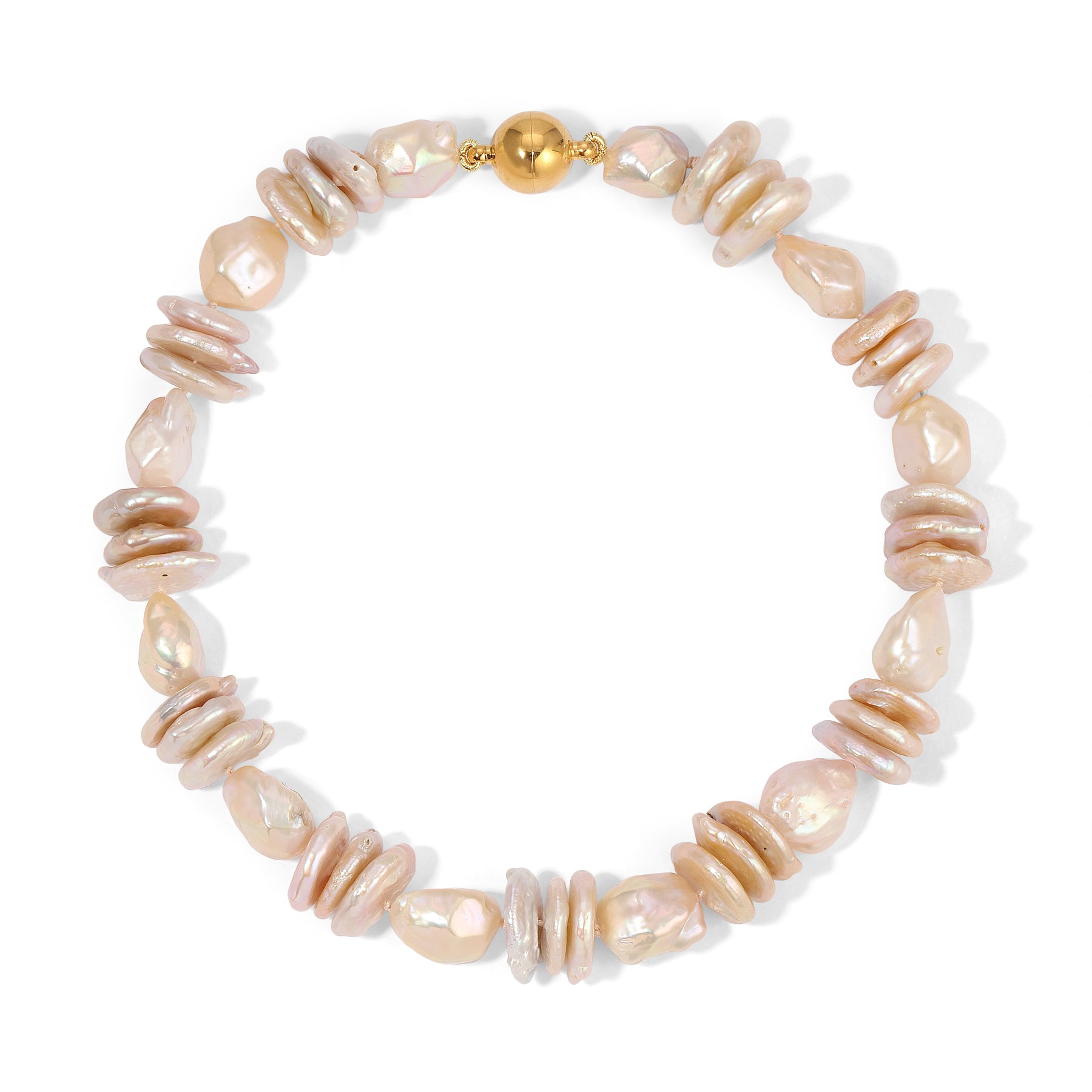 Faceted Pearl Tatiana Necklace