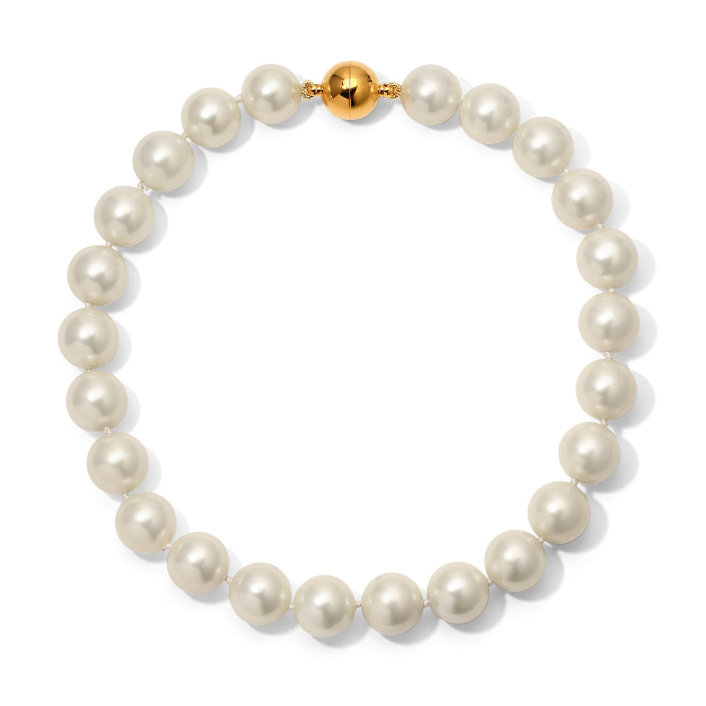 16mm Ivory Shell Pearl Necklace