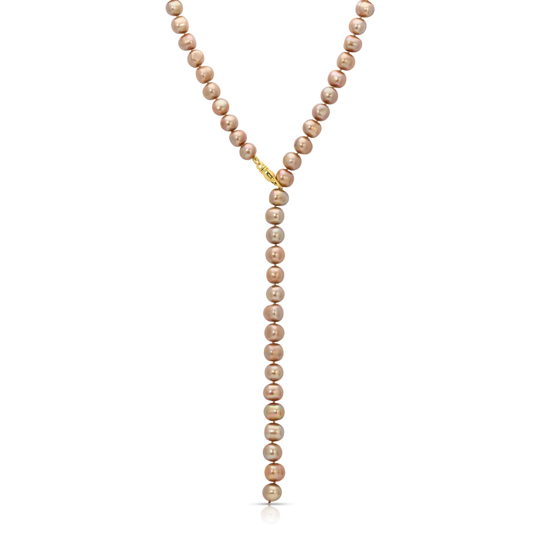 Medium Oyster Pearl Lariat Necklace