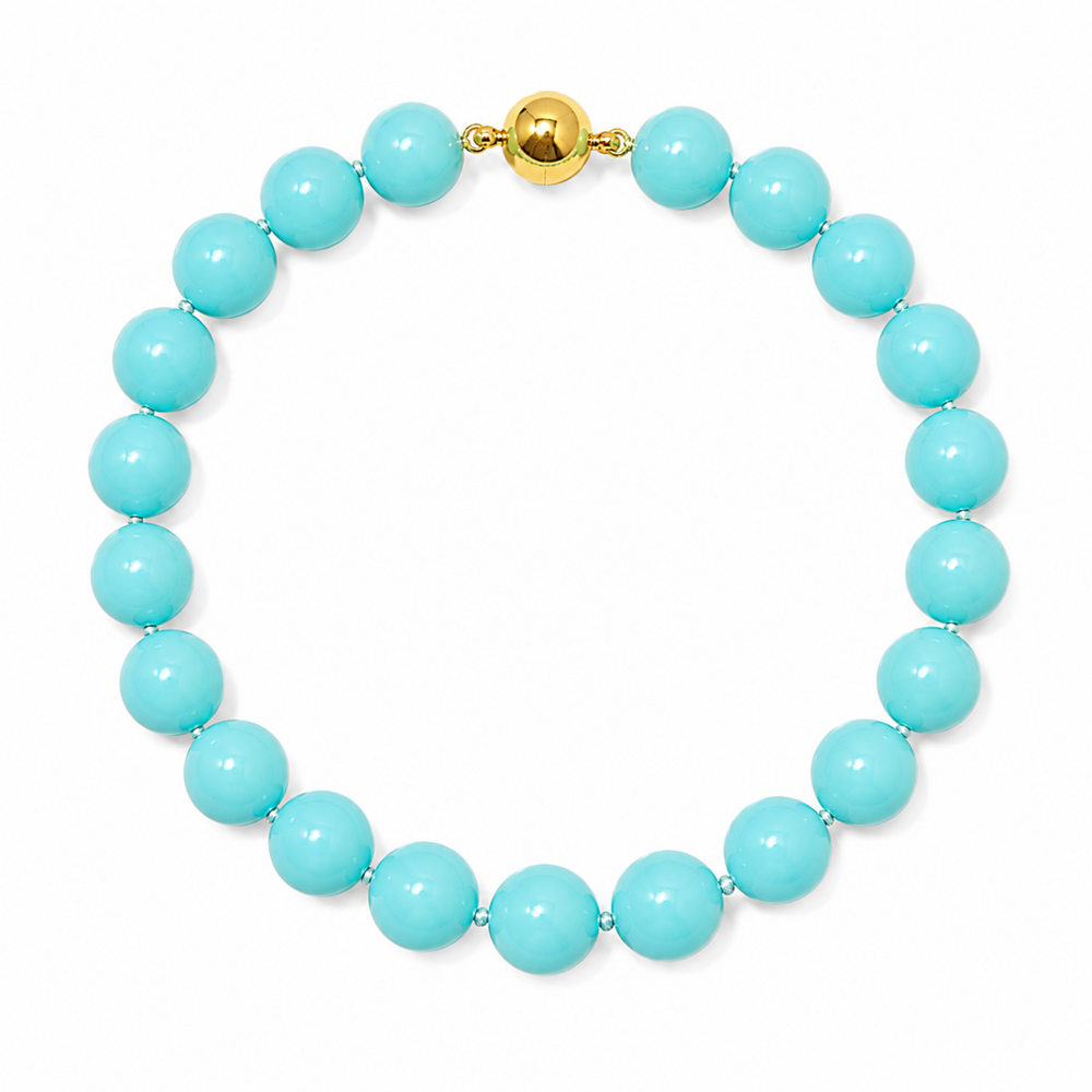 14mm Persian Blue Necklace