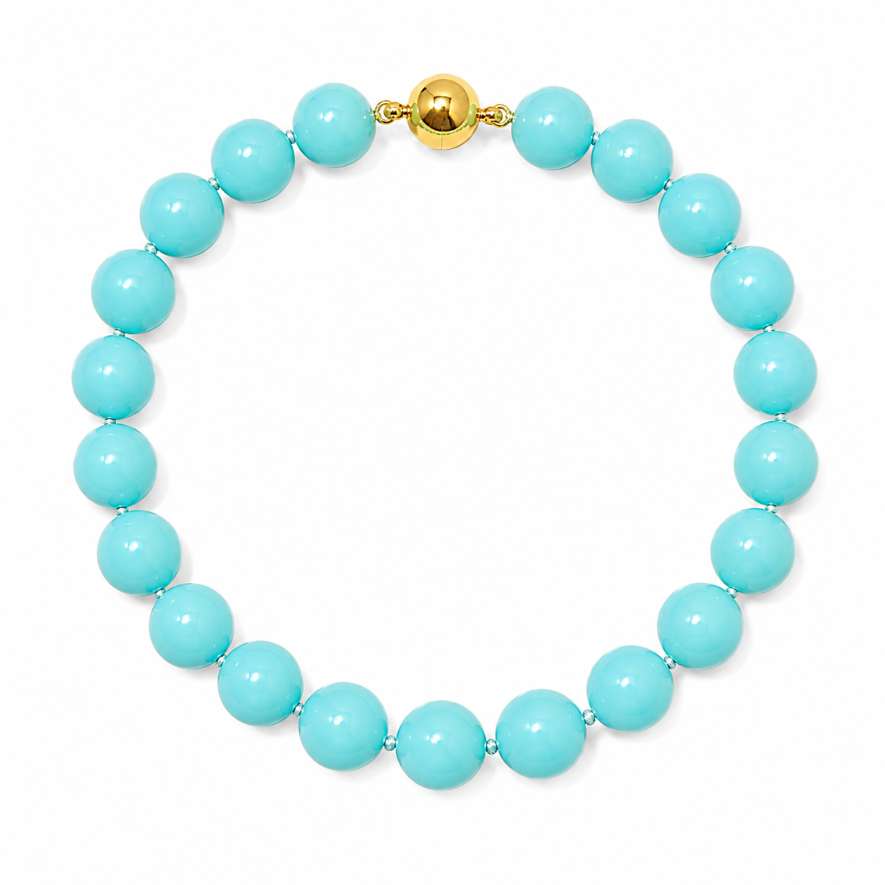 14mm Persian Blue Necklace