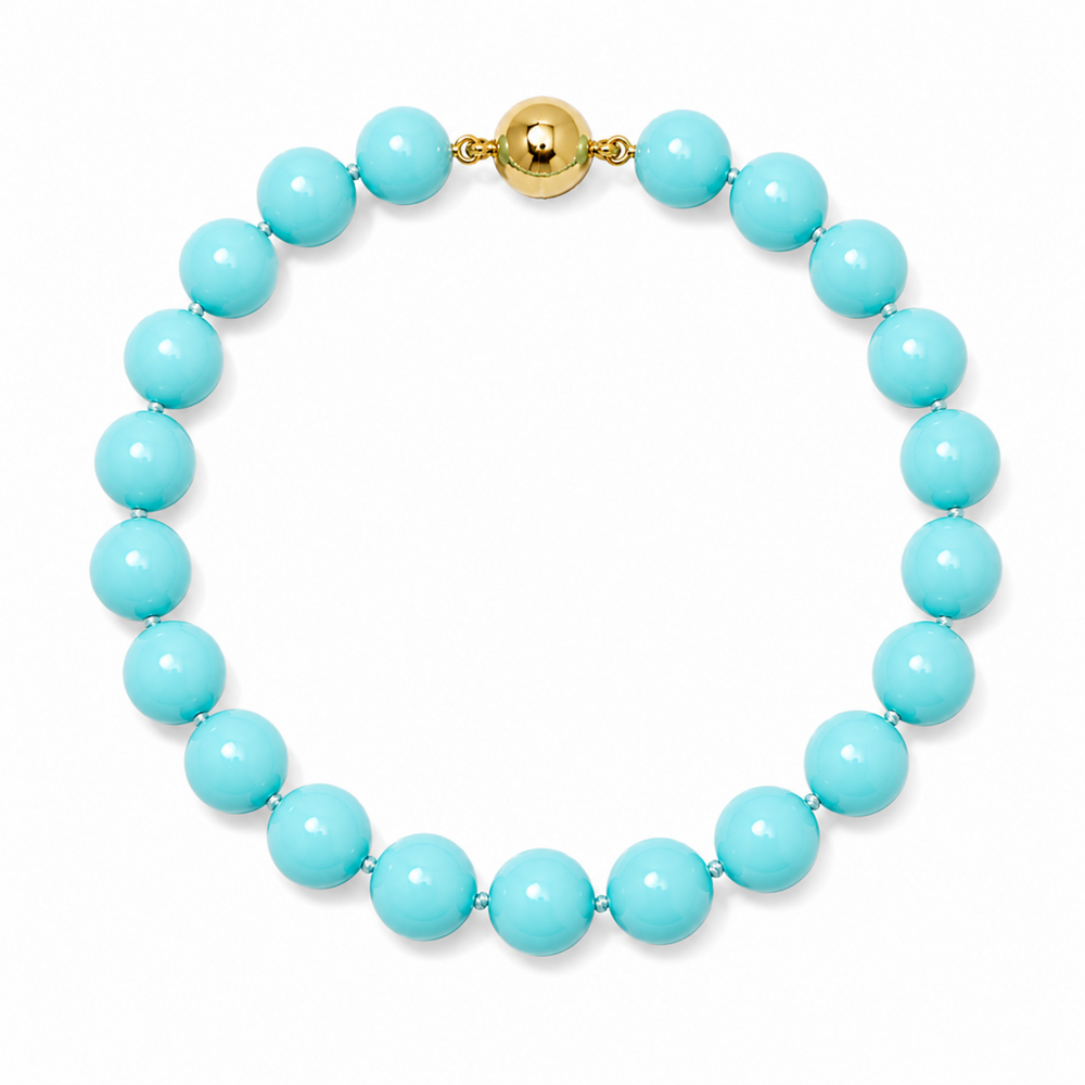 14mm Persian Blue Necklace