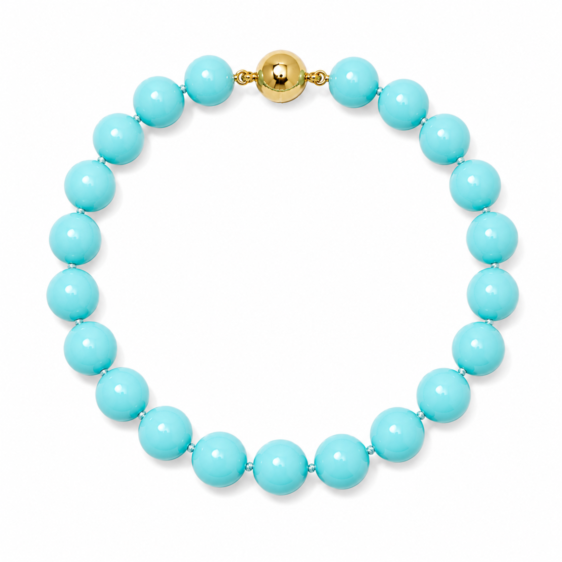 14mm Persian Blue Necklace