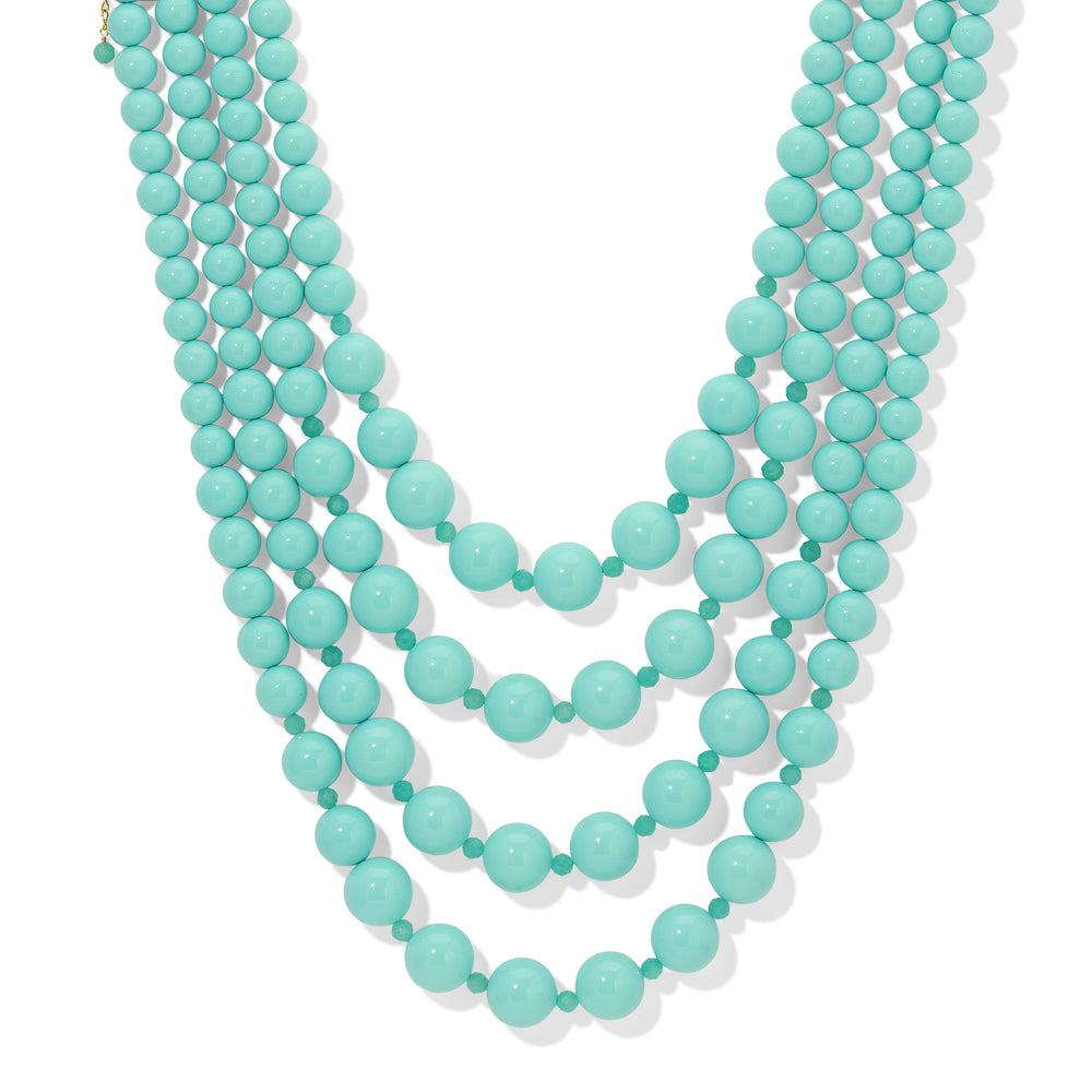 Persian Blue Faceted Amazonite Lulu Necklace