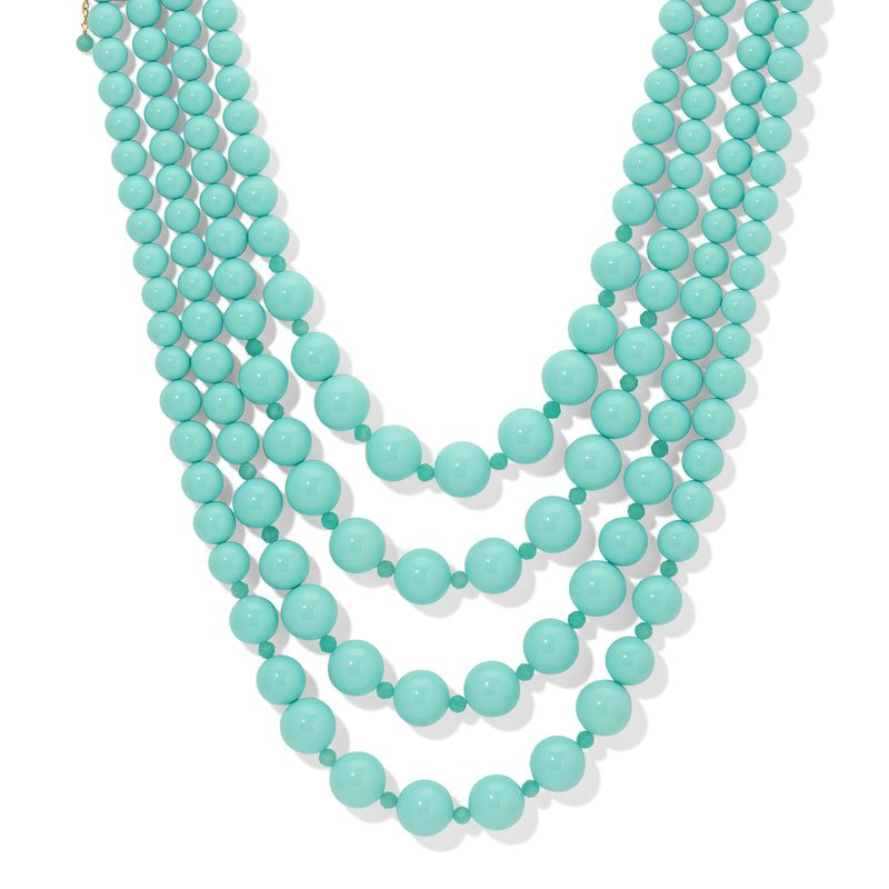 Persian Blue Faceted Amazonite Lulu Necklace
