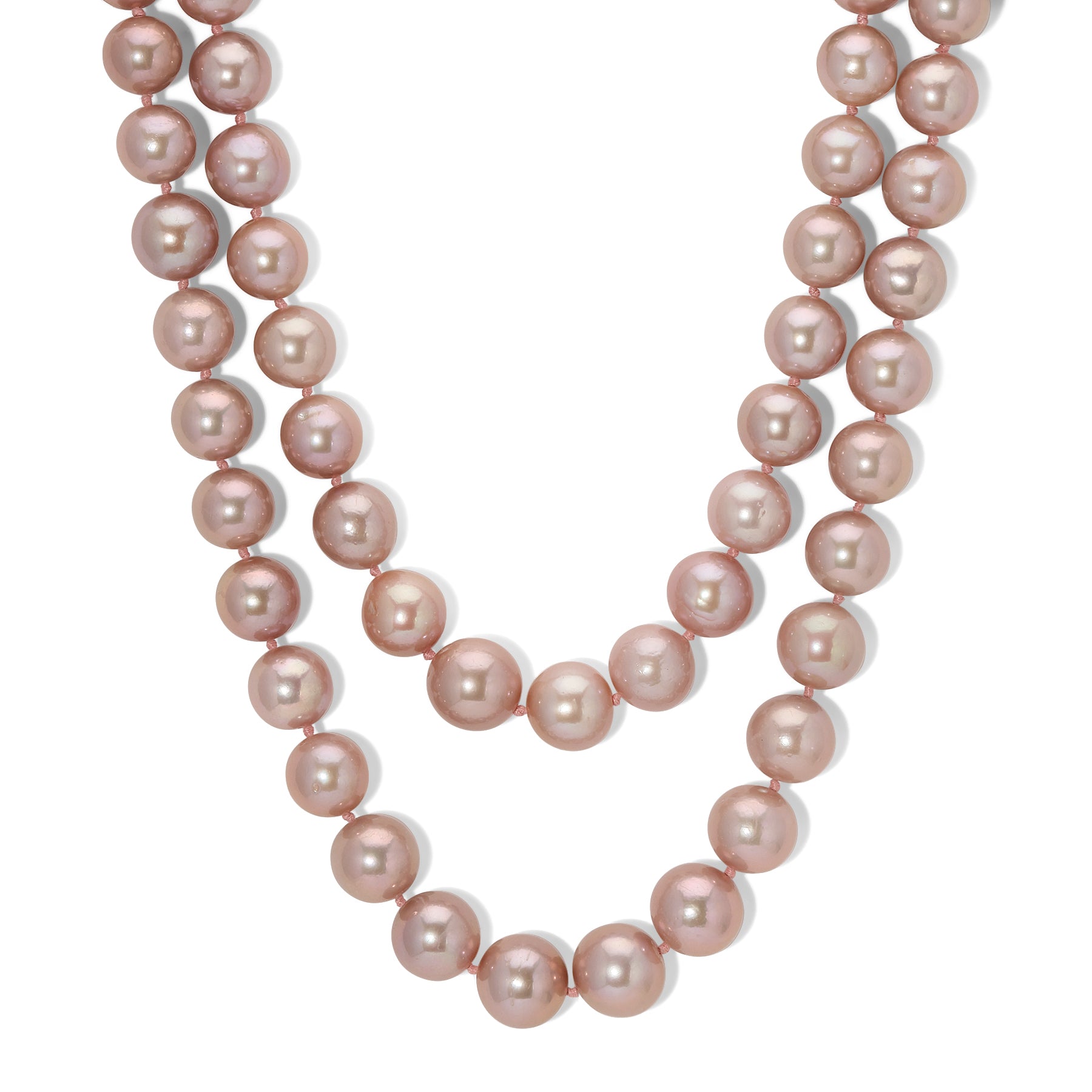 Pink Pearl Necklace Set