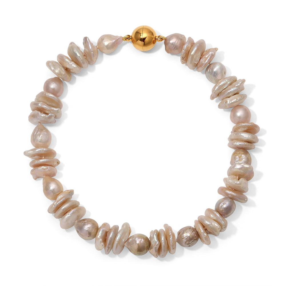 Tatiana Coin Pearl Necklace