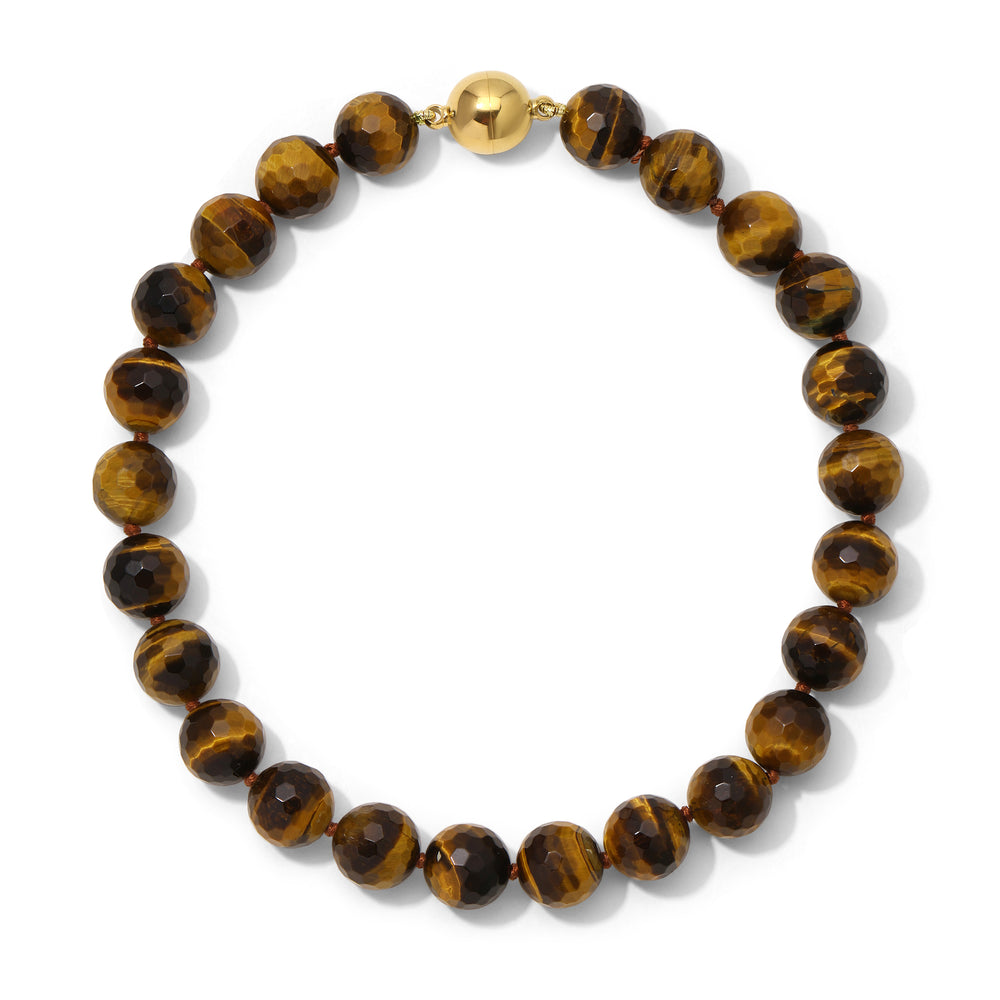 14mm Tiger's Eye Necklace