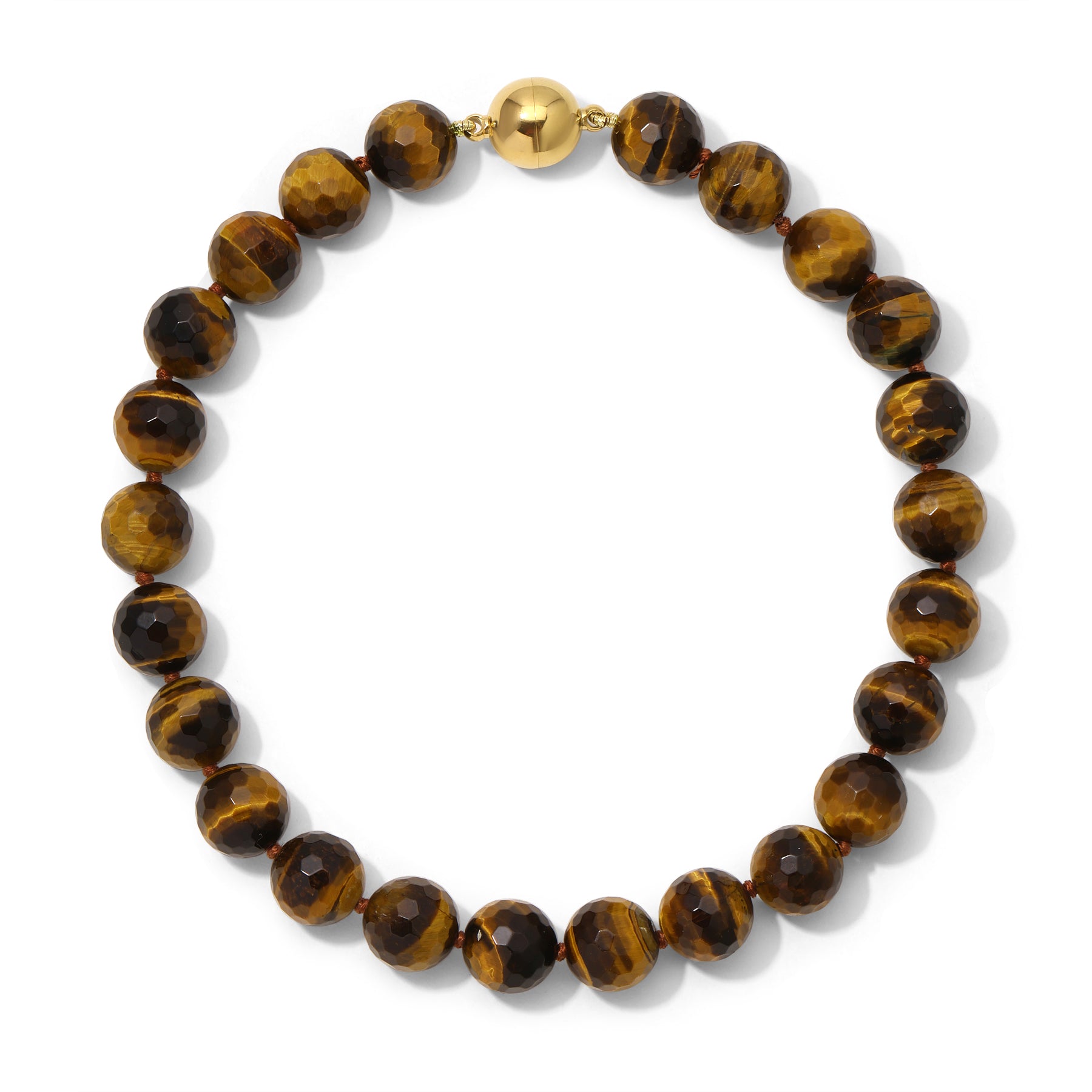14mm Tiger's Eye Necklace