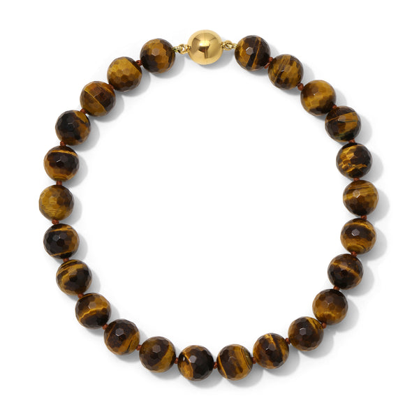 14mm Tiger's Eye Necklace