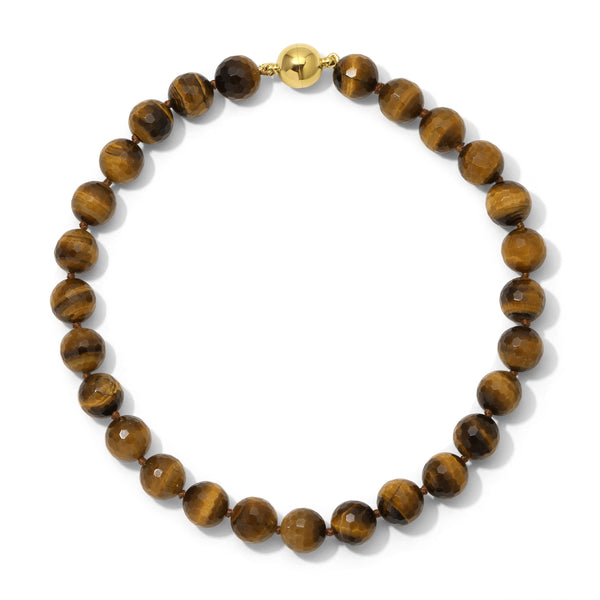 14mm Tiger's Eye Necklace