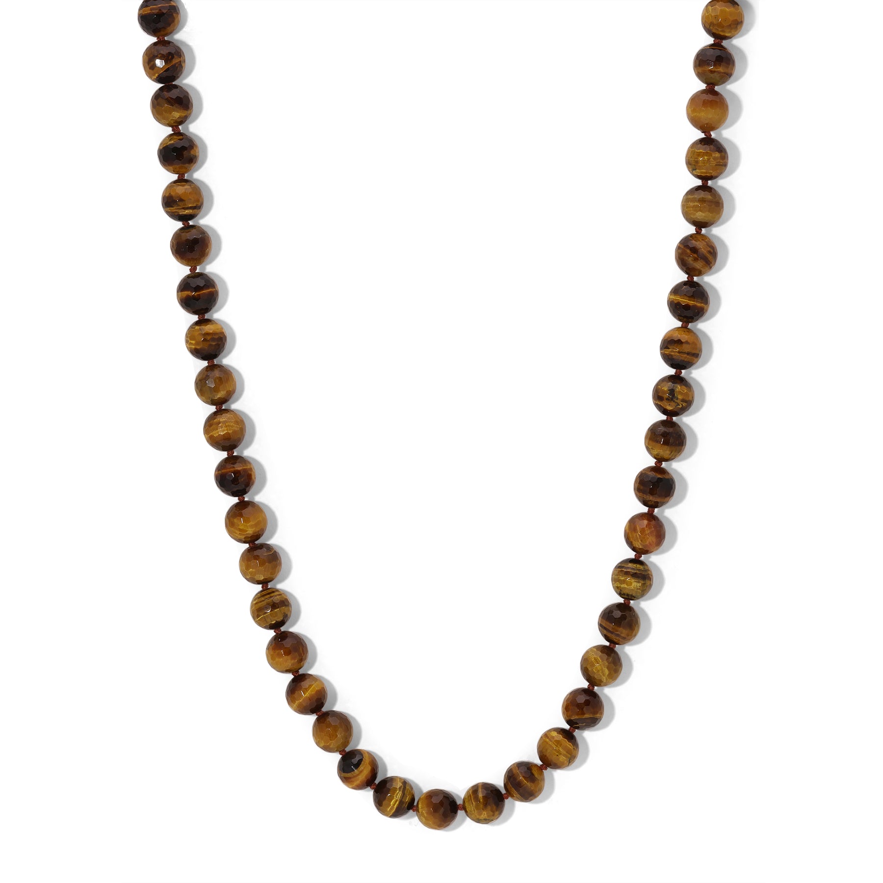 14mm Tiger's Eye Necklace