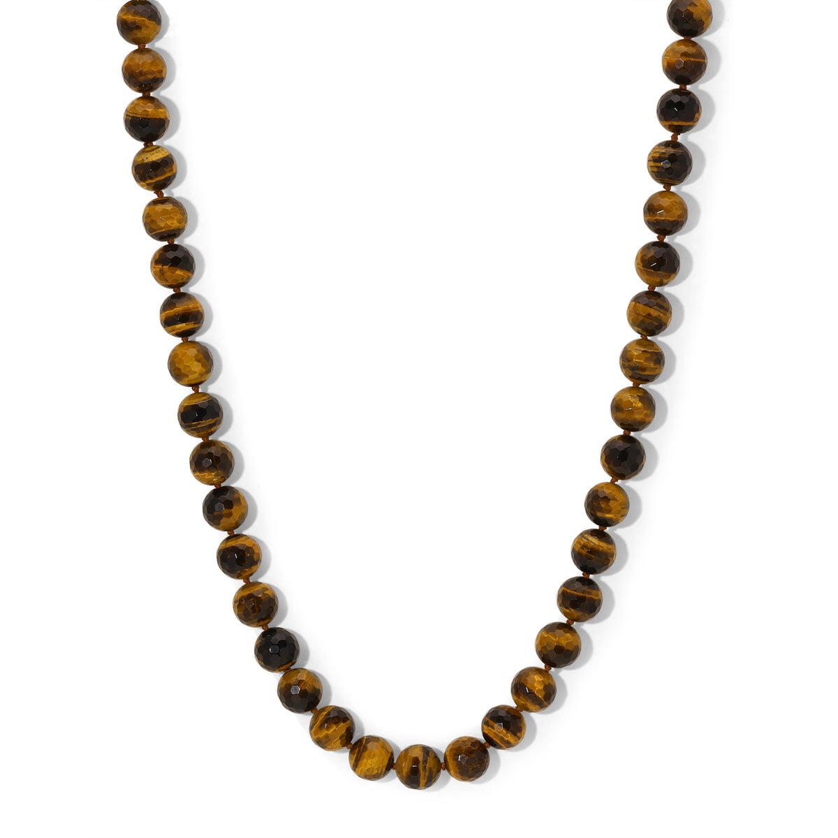 16mm Tiger's Eye Necklace - 24 inches