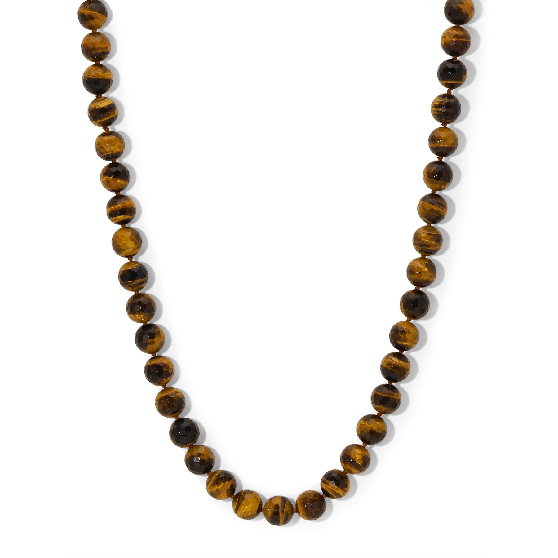 16mm Tiger's Eye Necklace - 24 inches