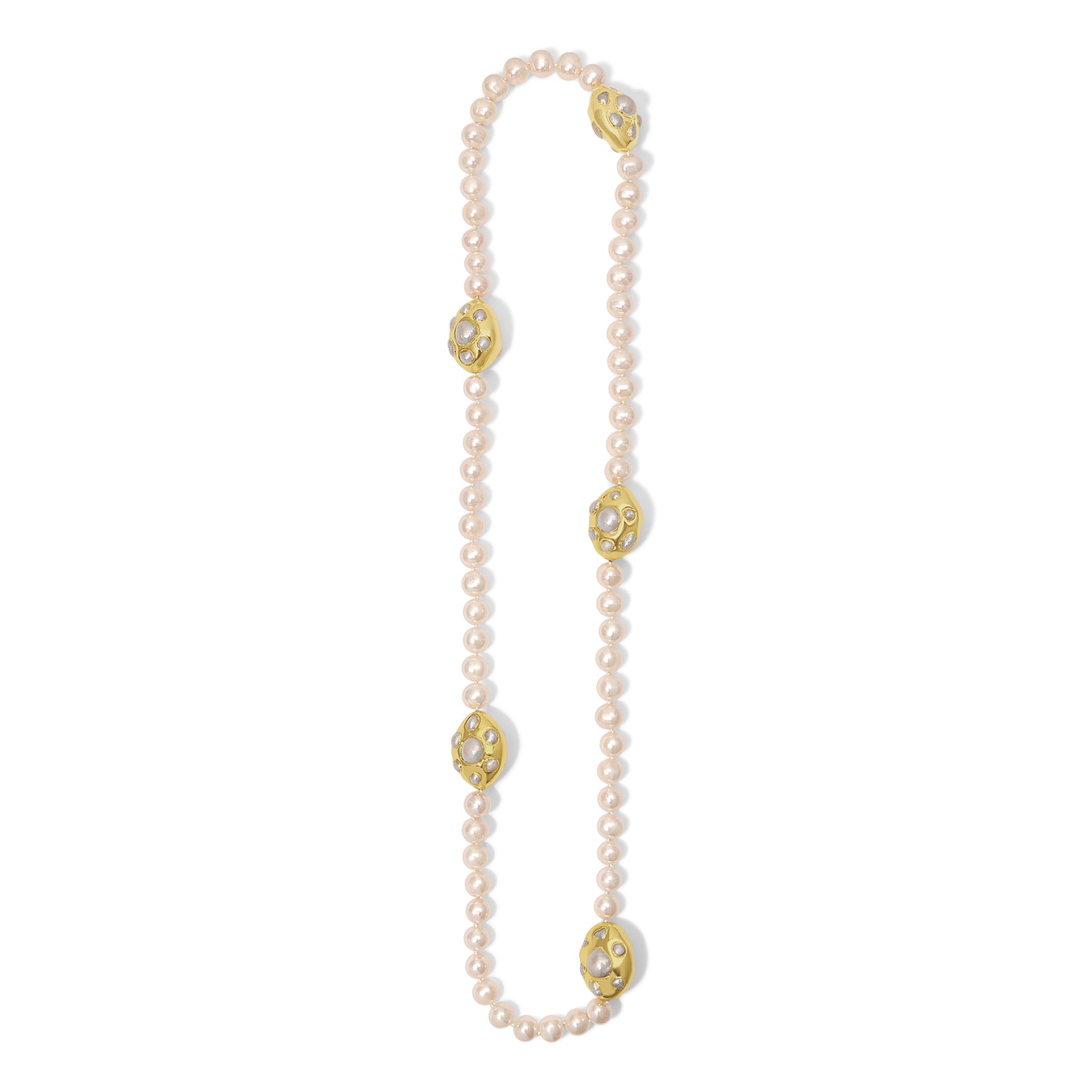 White Pearl Stephanie Necklace
