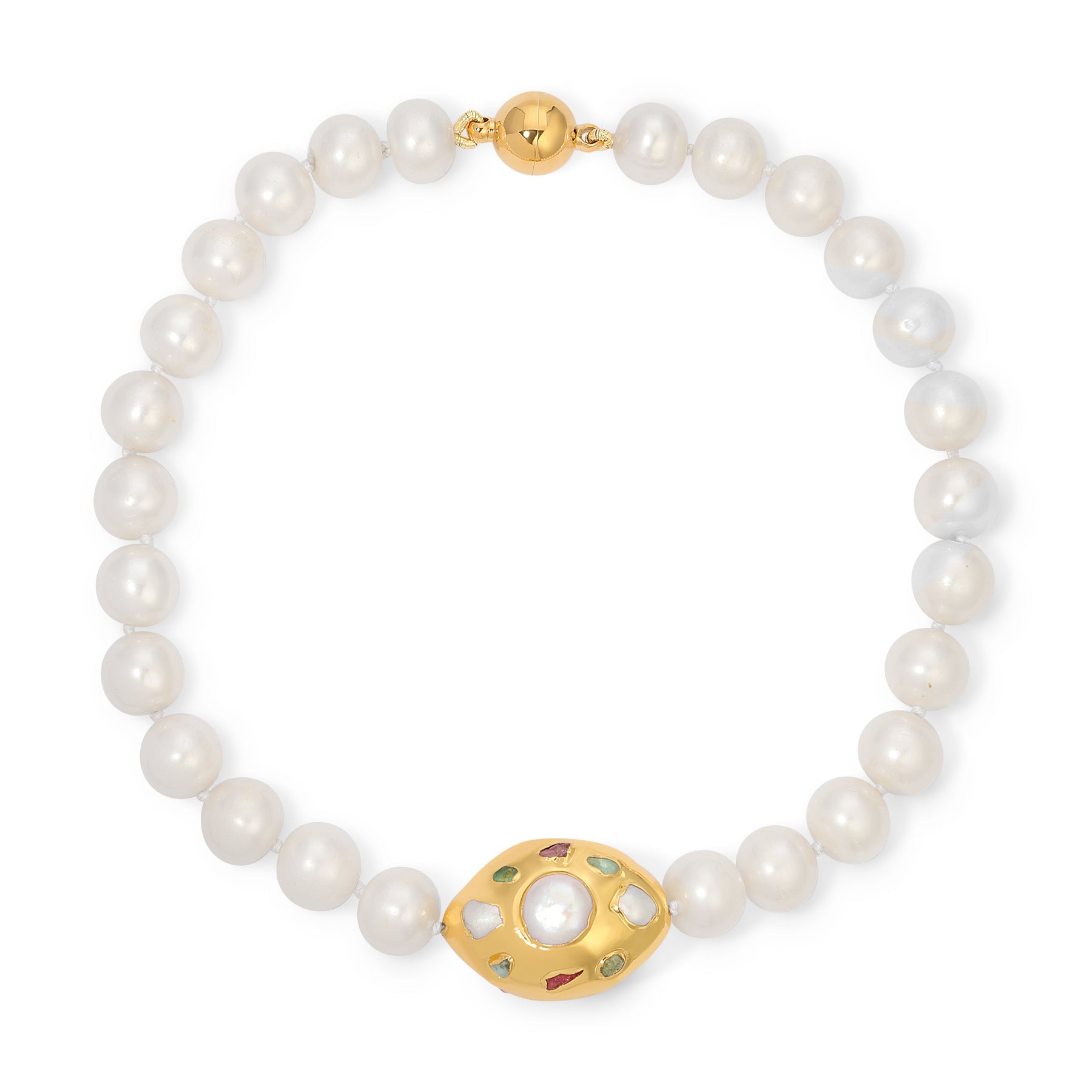 White Pearl Seraphina Necklace