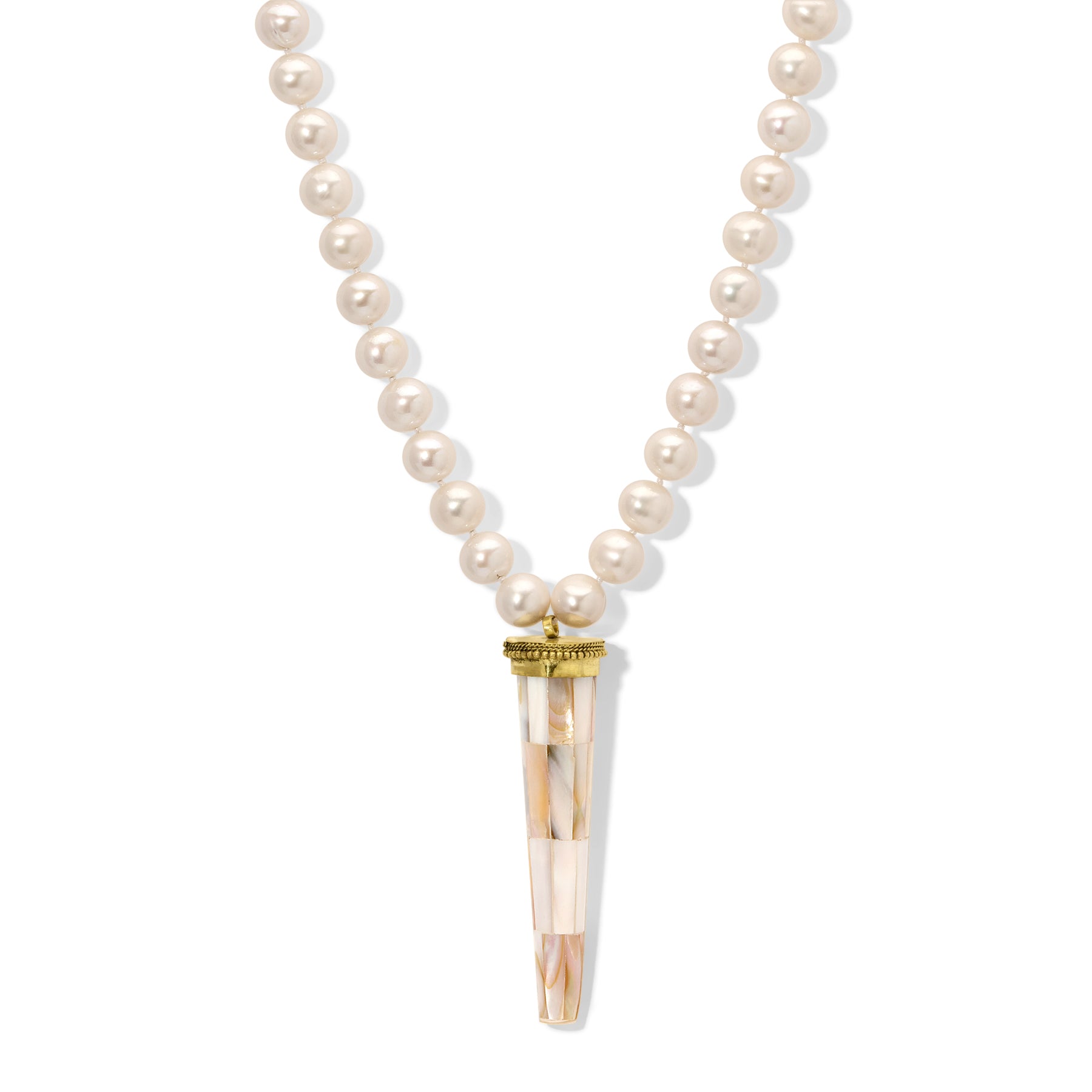 White Pearl Ethereal Necklace