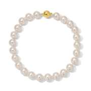 14mm White Shell Pearl Necklace