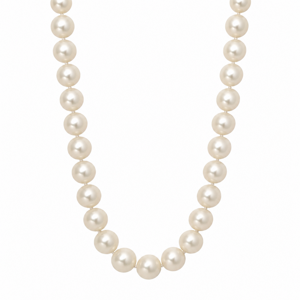 16mm White Shell Pearl Necklace