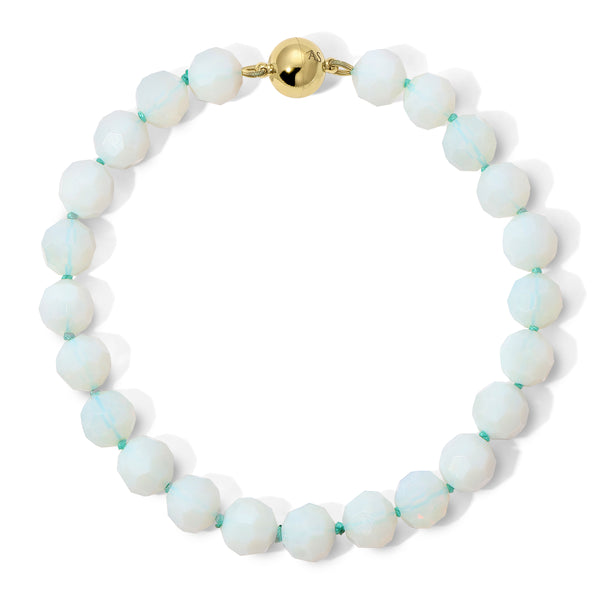 16mm Faceted Opalite Necklace