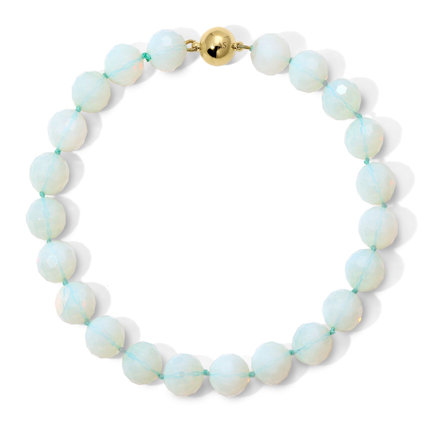 20mm Faceted Opal Necklace