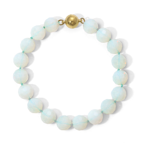 20mm Faceted Opalite Necklace