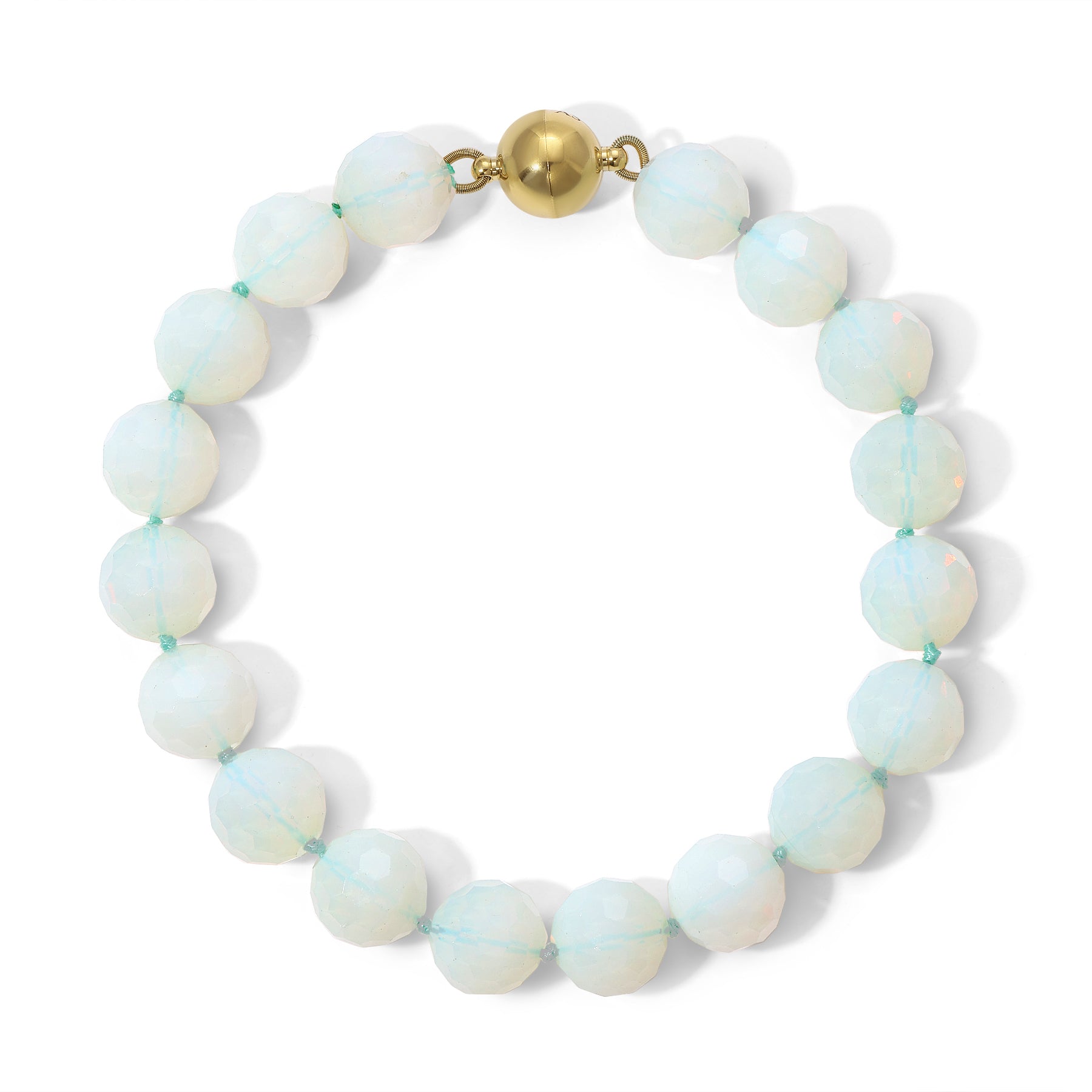 20mm Faceted Opal Necklace
