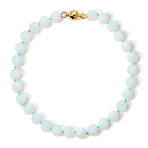 12mm Smooth Opalite Necklace