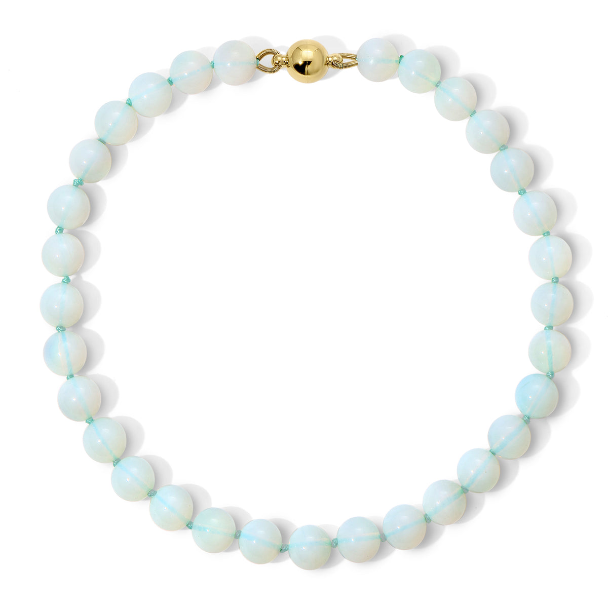12mm Smooth Opalite Necklace