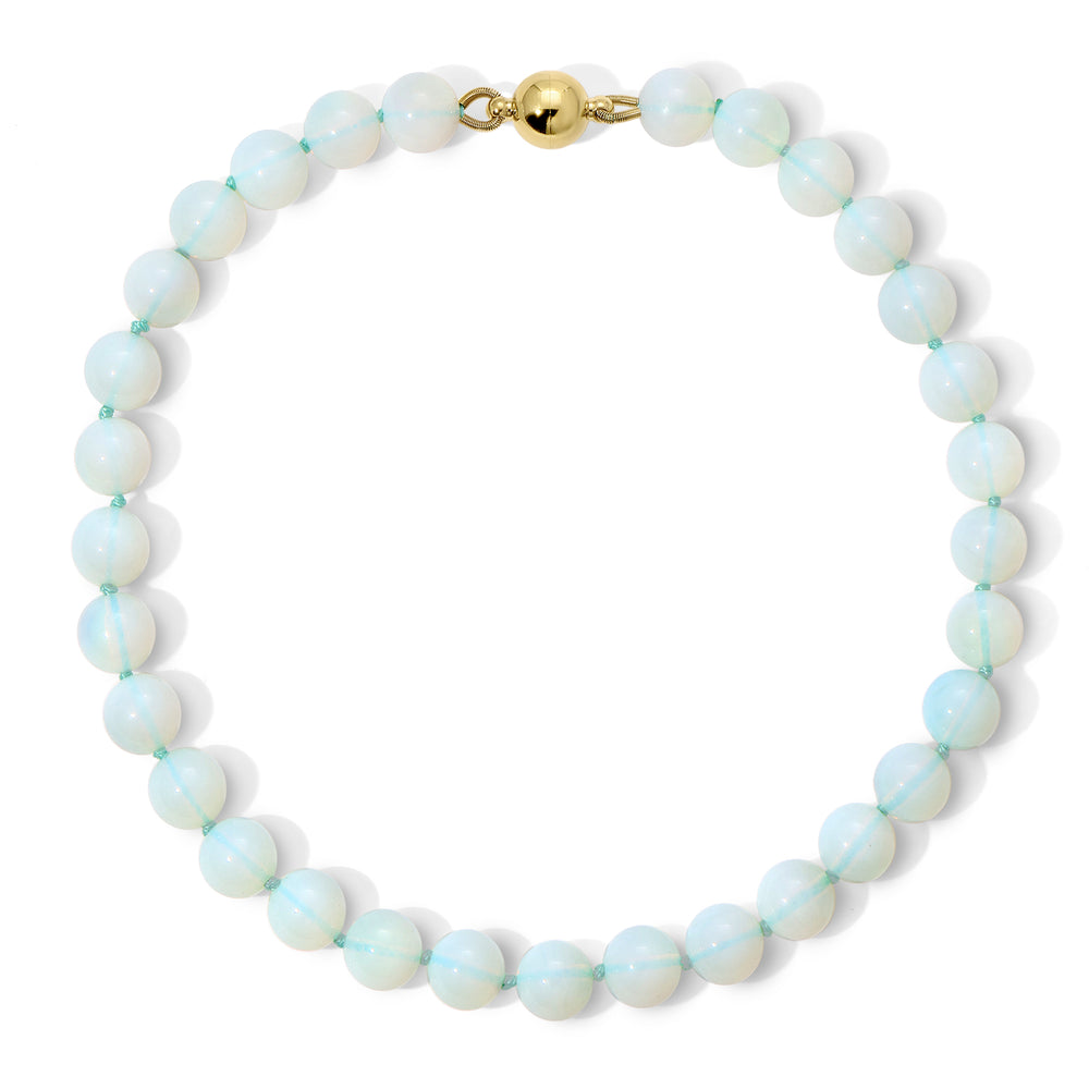 12mm Smooth Opal Necklace