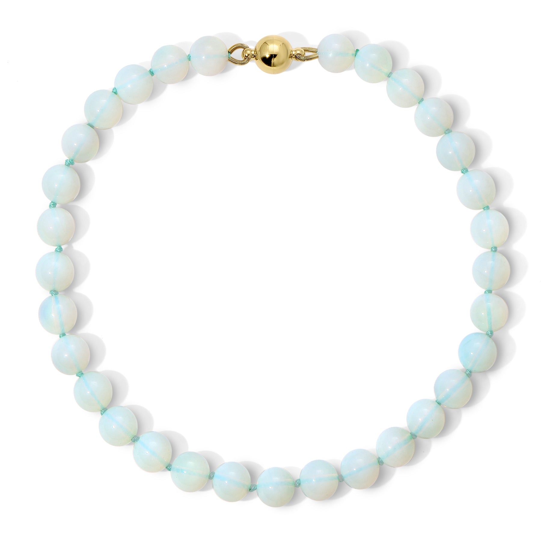 12mm Smooth Opal Necklace