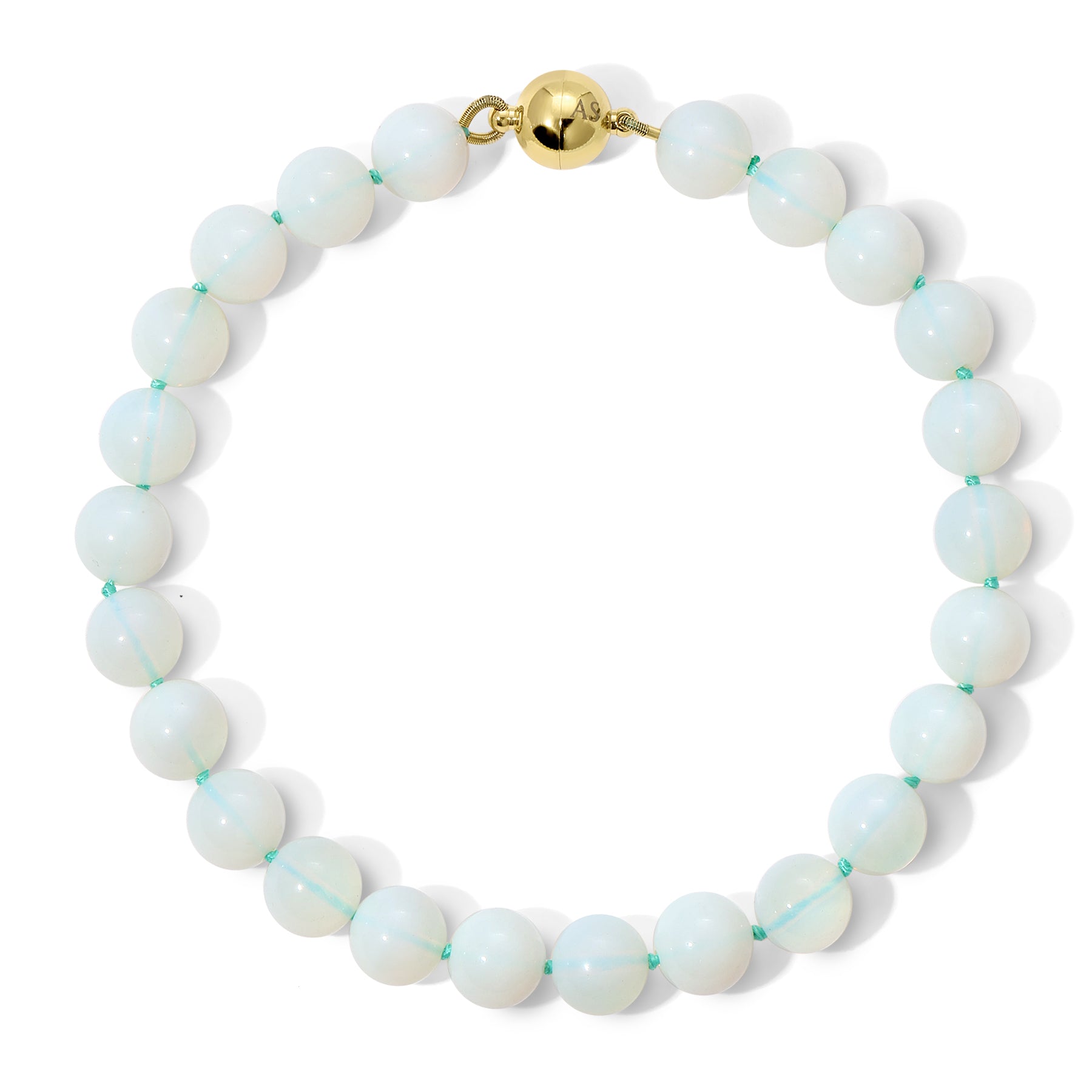 14mm Smooth Opal Necklace