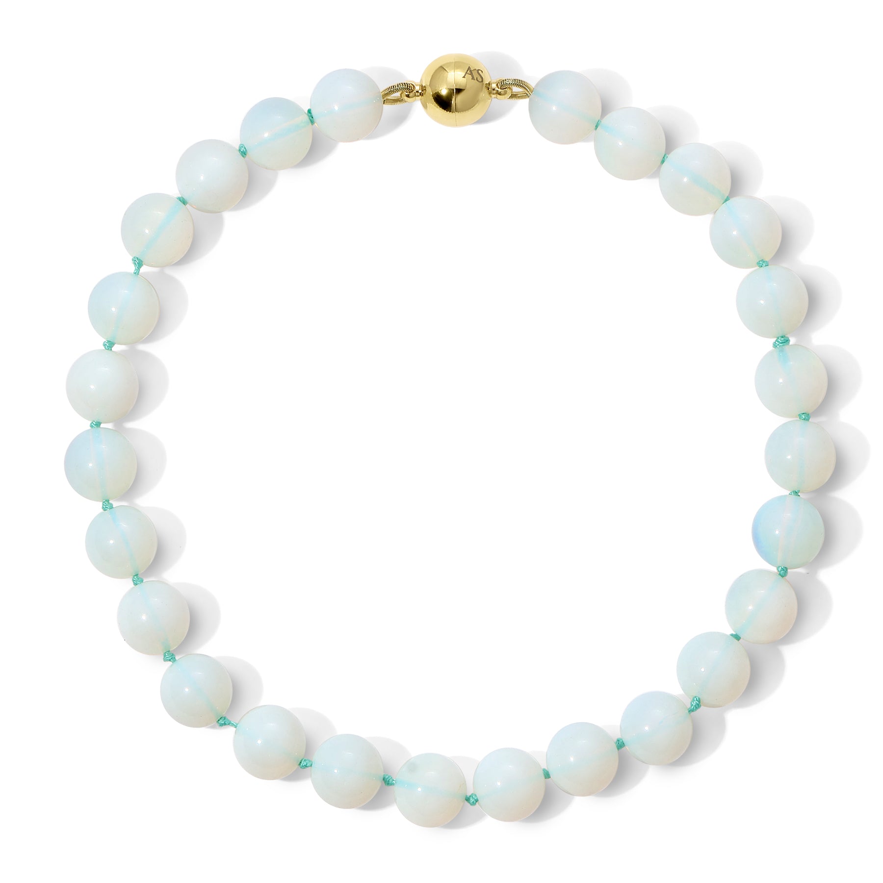 14mm Smooth Opal Necklace